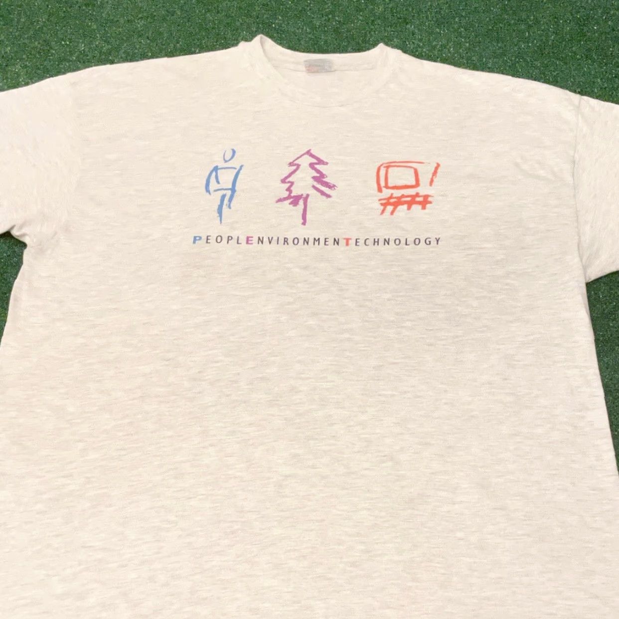 Apple VINTAGE 80s 90s Apple Mac Tech Computer Nature Environment Shirt Mens XXL Gray 90s Mens Shirt Size US XXL / EU 58 / 5 - 3 Thumbnail