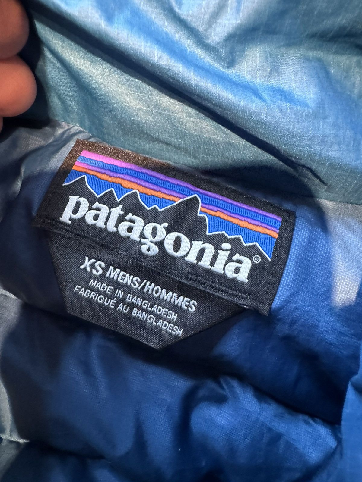 Patagonia Men’s Patagonia Down Sweater Jacket Quilted Blue goose Sz XS Size US XS / EU 42 / 0 - 6 Thumbnail