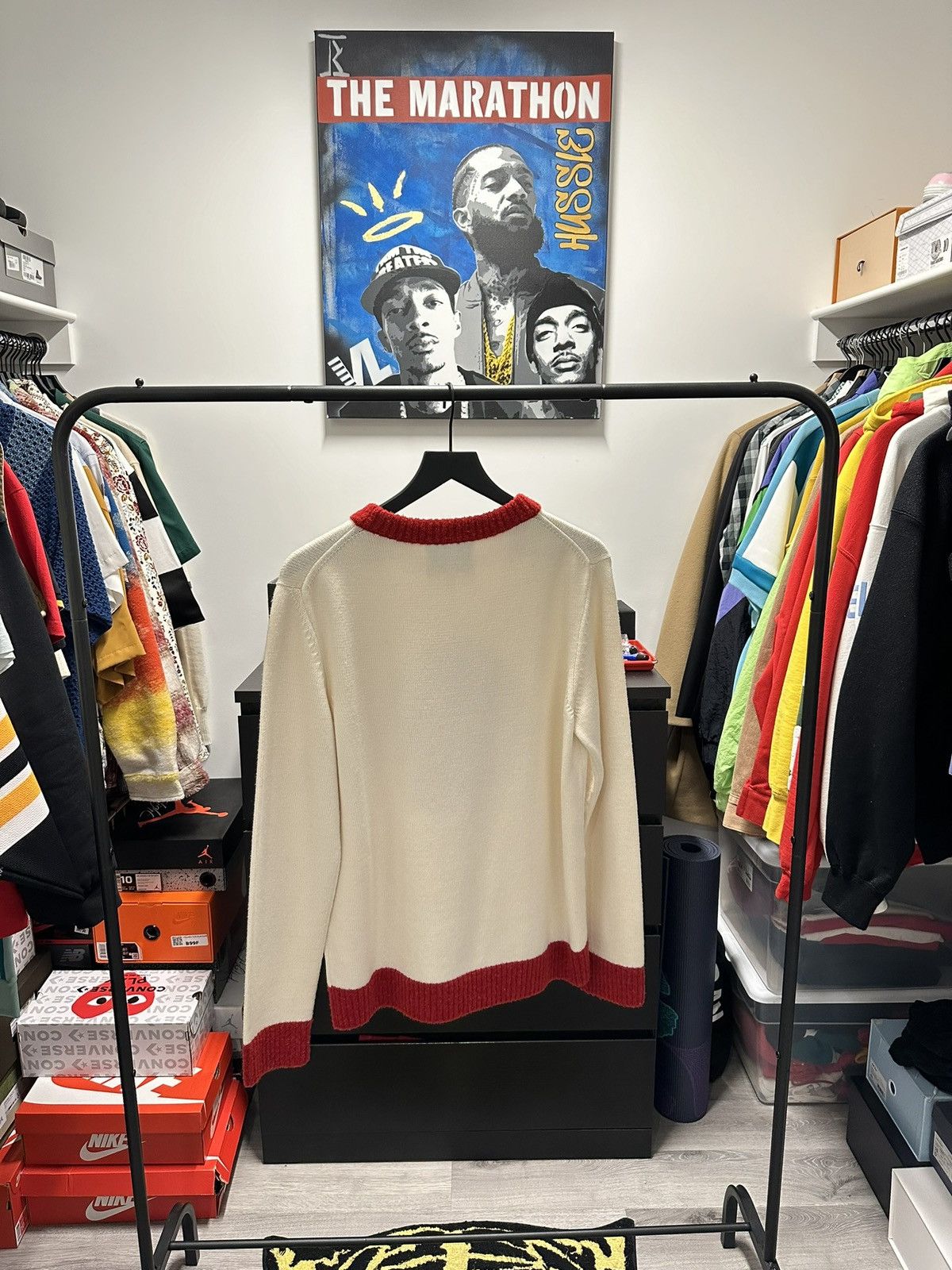Casablanca Casablanca Monogram Patch Crewneck Sweatshirt Size US M / EU 48-50 / 2 - 3 Thumbnail