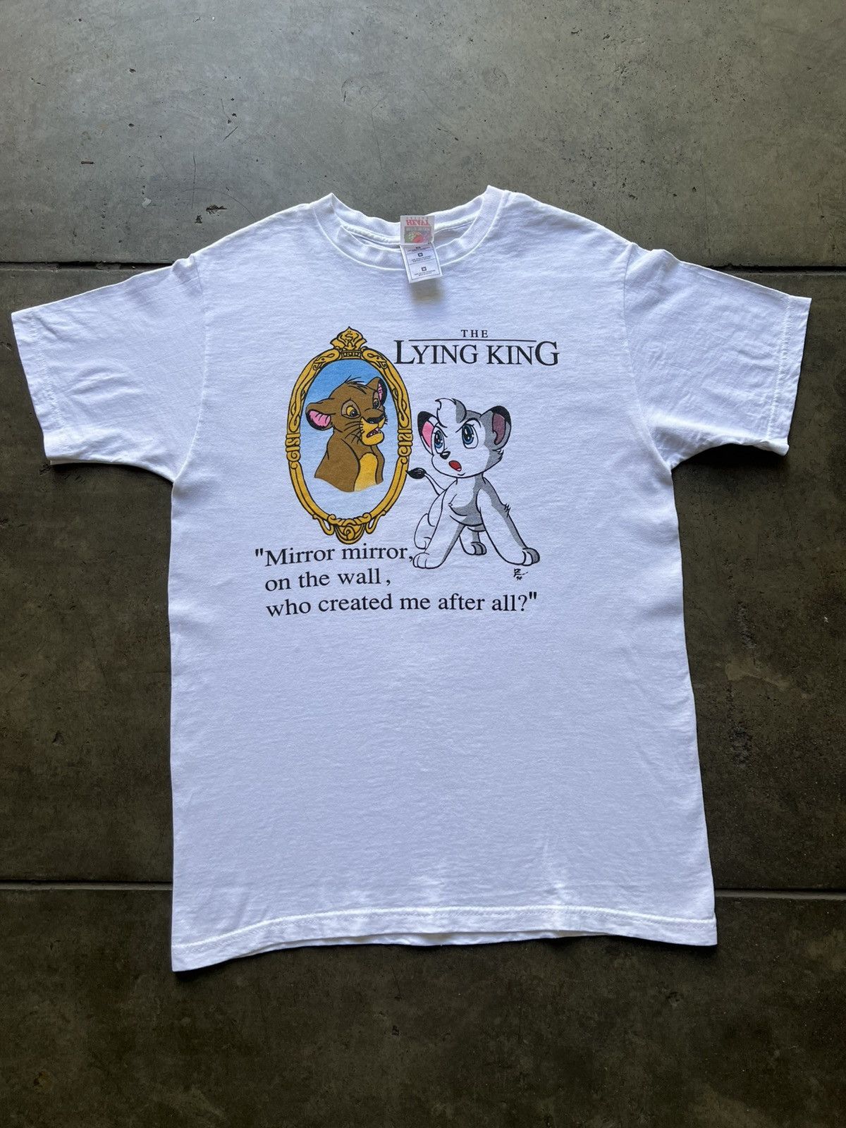 Cartoon Network VTG ‘90s Kimba The Lying King Humor Parody Anime Tee Shirt Size US M / EU 48-50 / 2 - 1 Thumbnail