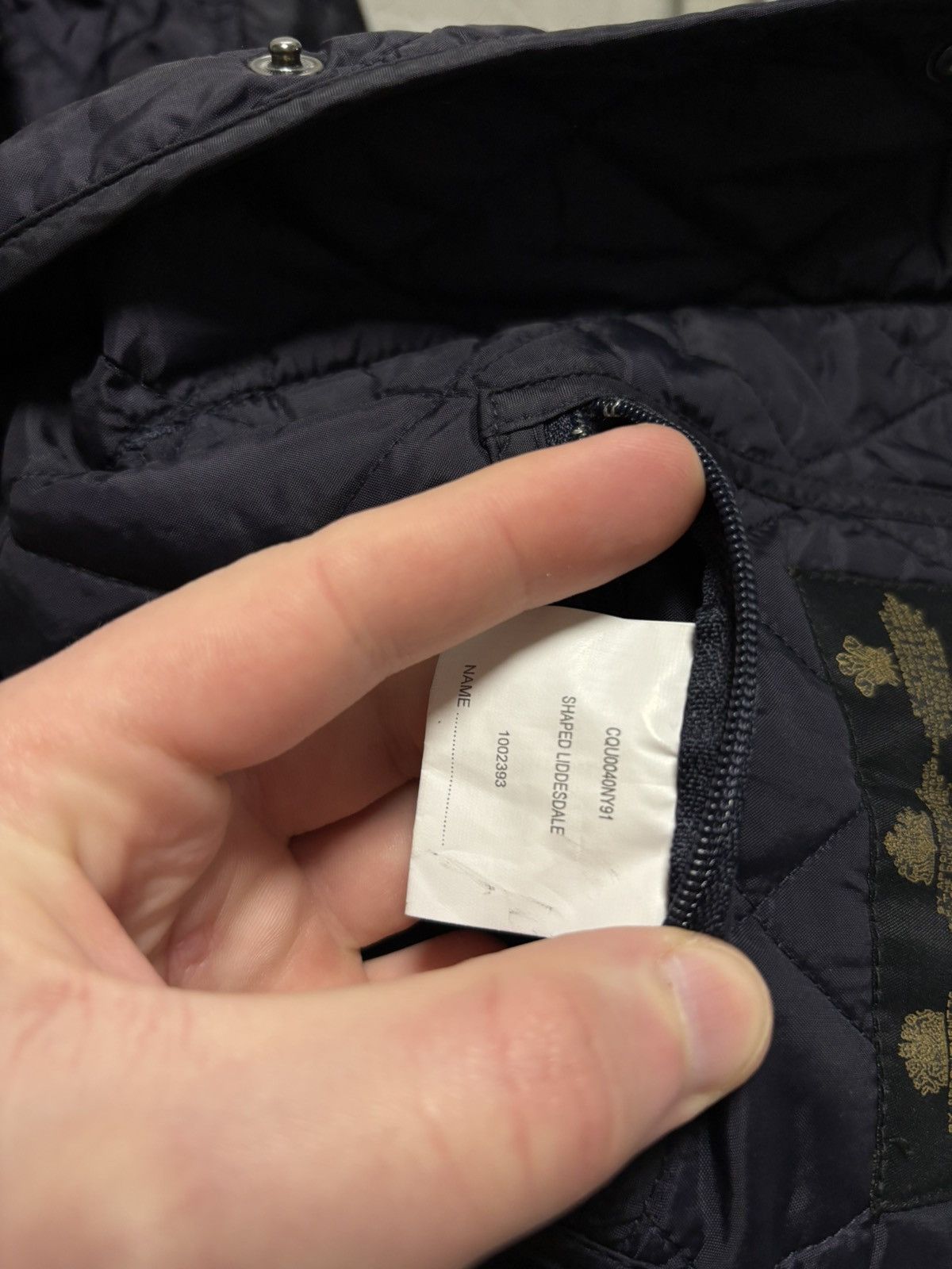 Barbour Barbour Quilted Jacket Liddesdale Basic Velvet Neck Size S / US 4 / IT 40 - 6 Thumbnail