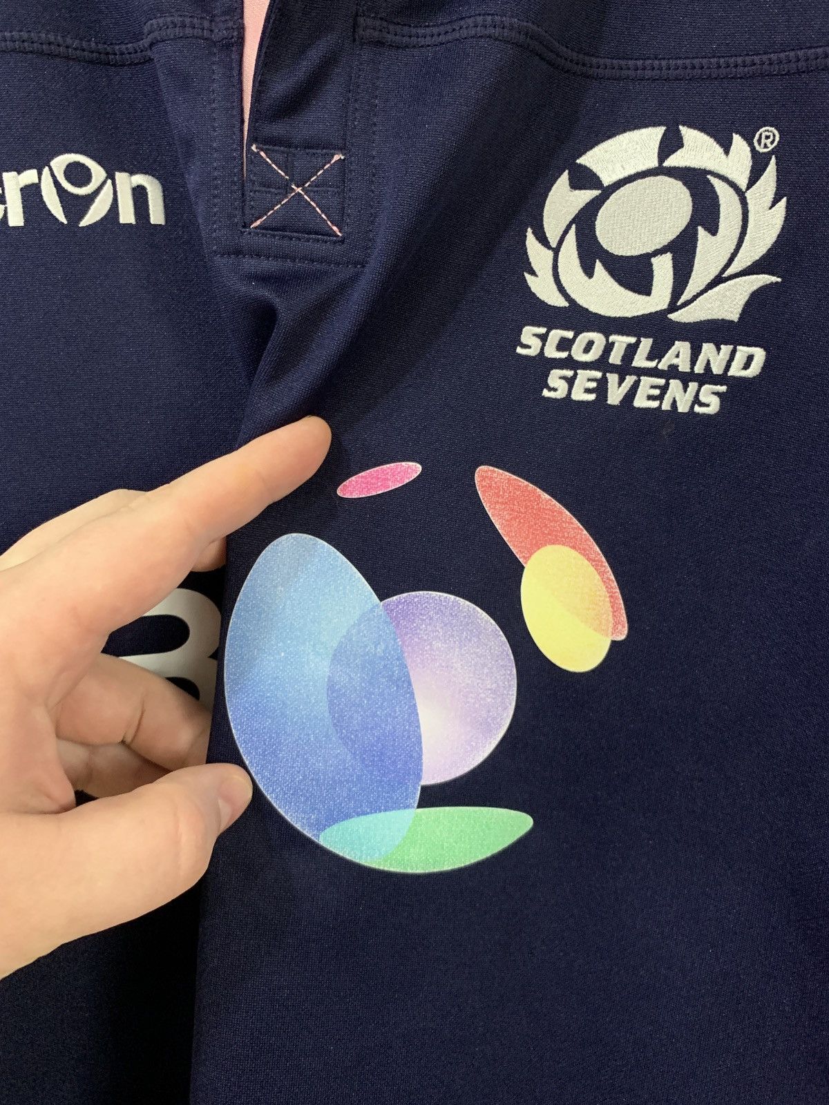 Macron Scotland Home Rugby Union Shirt Macron Soccer Size XXL Size US XXL / EU 58 / 5 - 6 Thumbnail