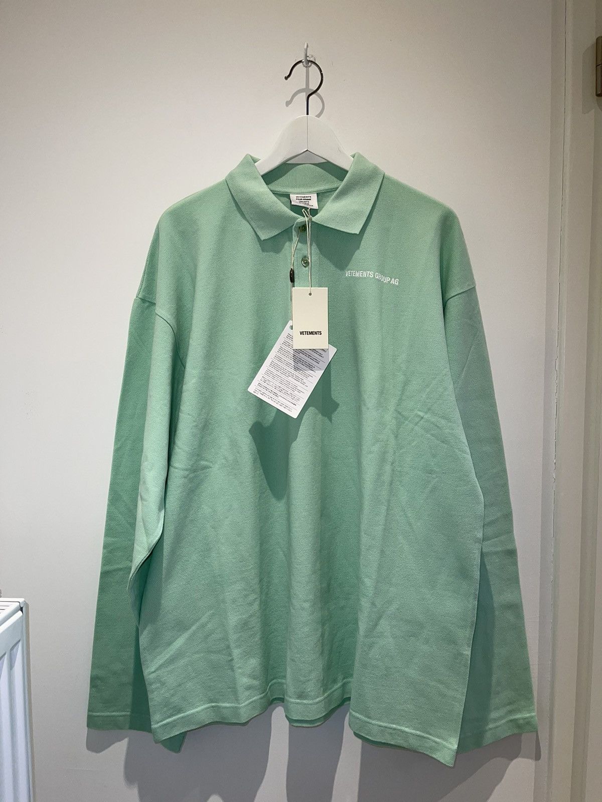 Vetements Vetements SS18 Volksb Long Sleeve Polo Size US L / EU 52-54 / 3 - 1 Thumbnail
