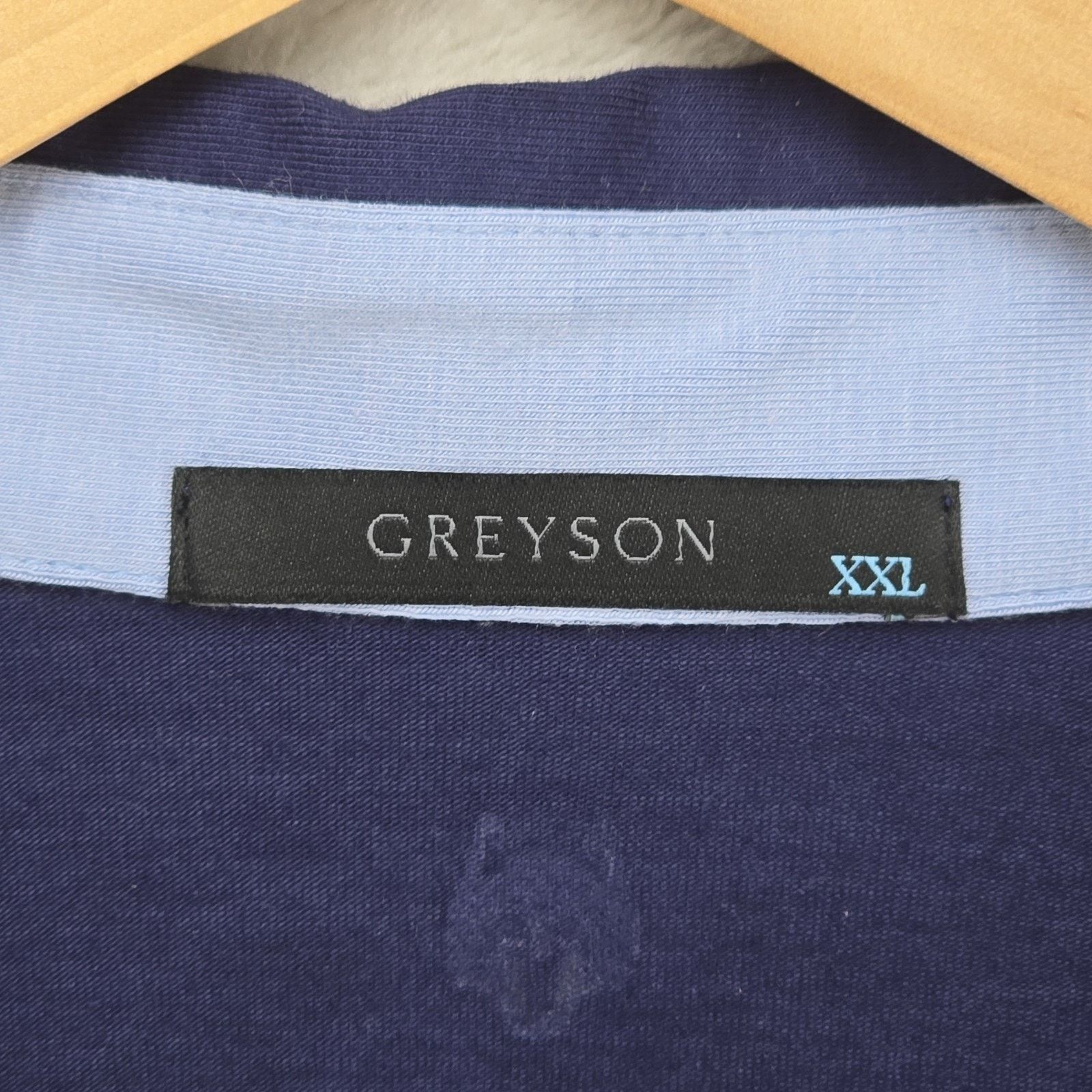 Other Greyson Apache II Long Sleeve Polo Shirt 2XL Maltese Blue Size US XXL / EU 58 / 5 - 7 Thumbnail