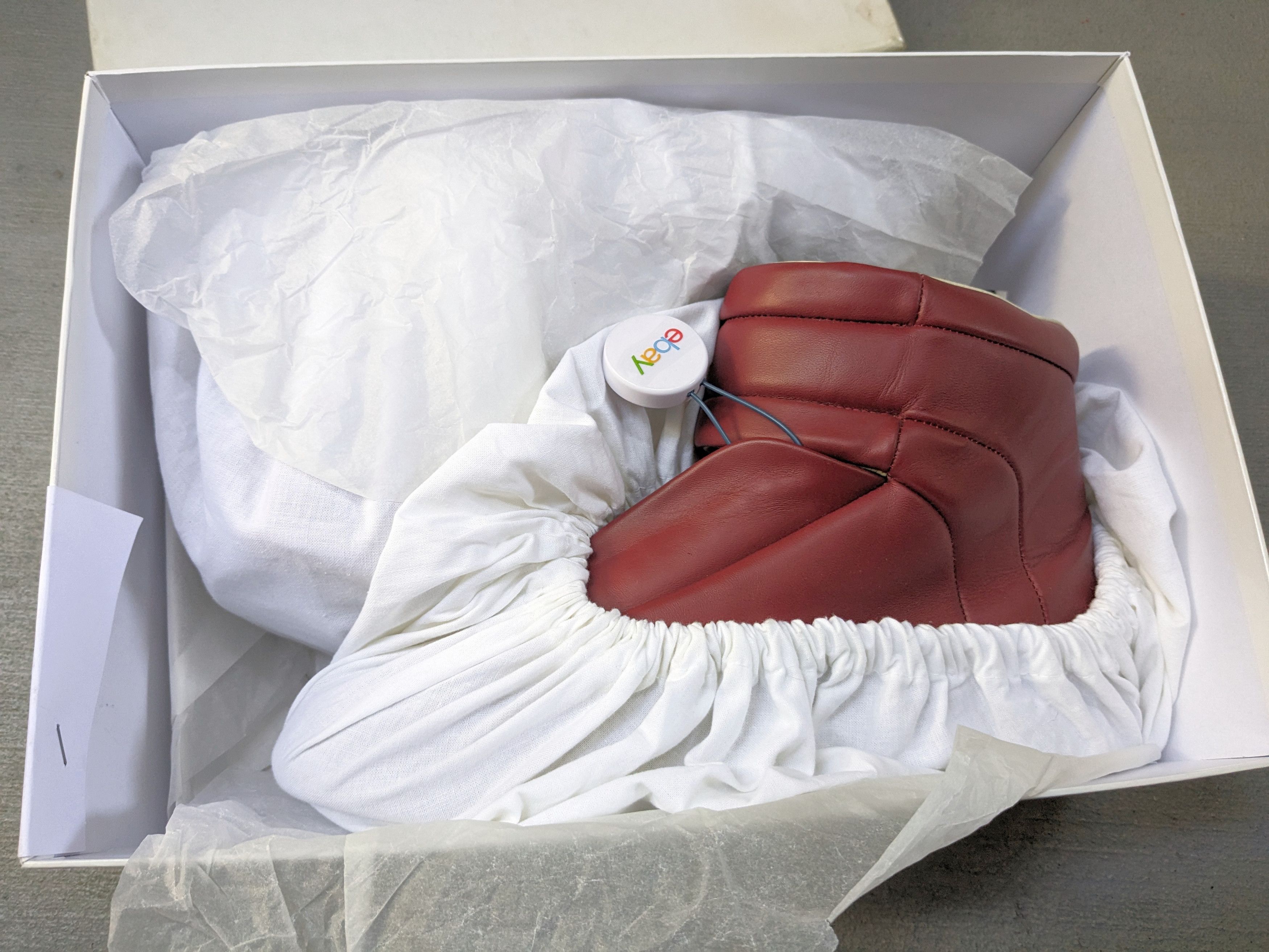 Maison Margiela Maison Margiela Future 9 Red Leather High Tops Size US 9 / EU 42 - 19 Thumbnail