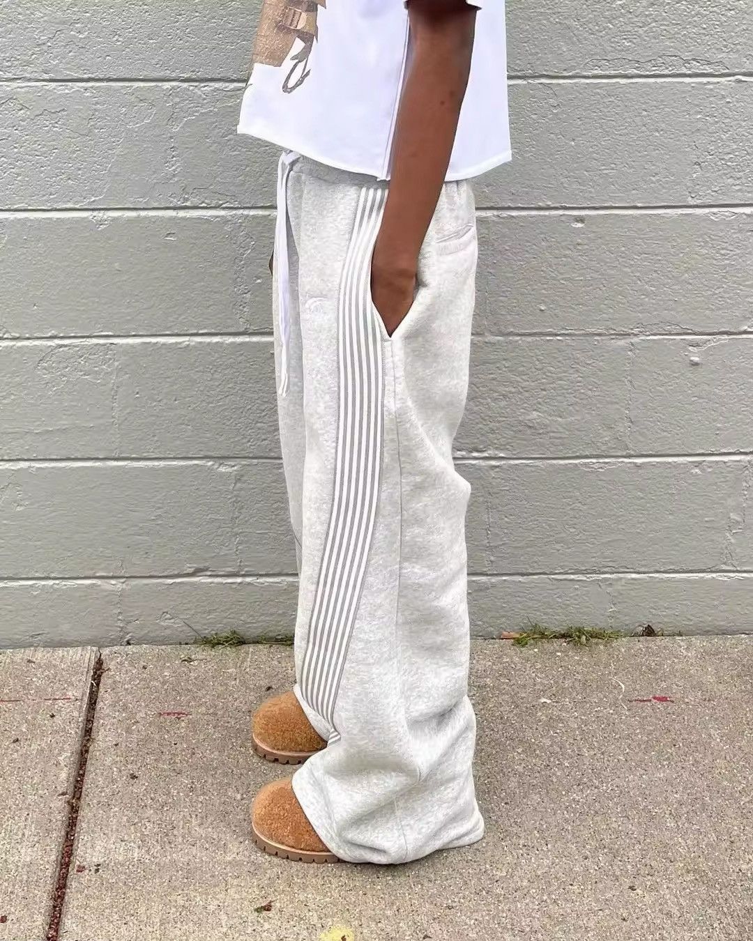 Japanese Brand × Other Pure Cotton Elastic Waist Baggy Sweatpants Size US 36 / EU 52 - 2 Thumbnail