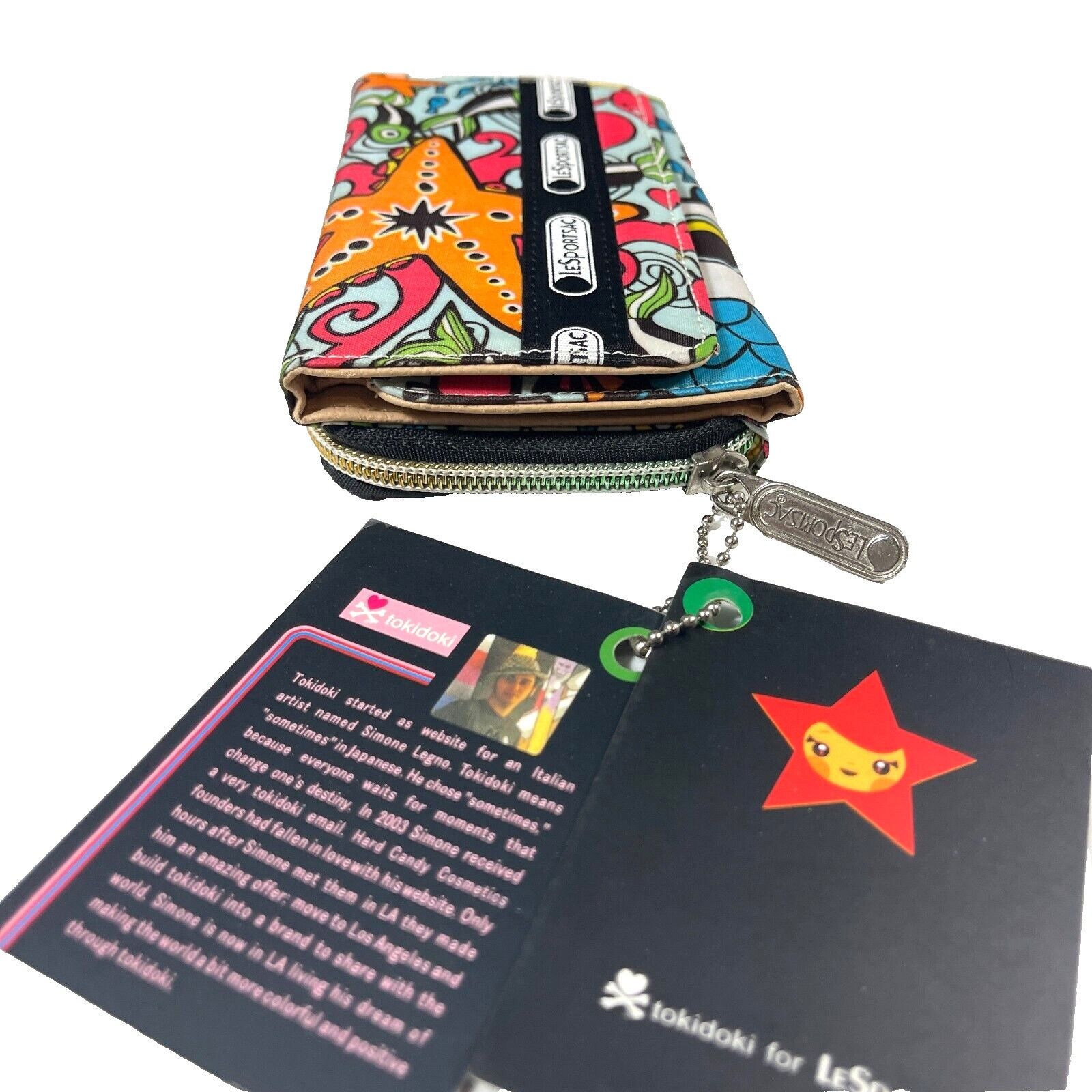 tokidoki LeSportSac Tokidoki Toy2R Qee Starfish Sea Wallet Multi Comp Size ONE SIZE - 9 Thumbnail