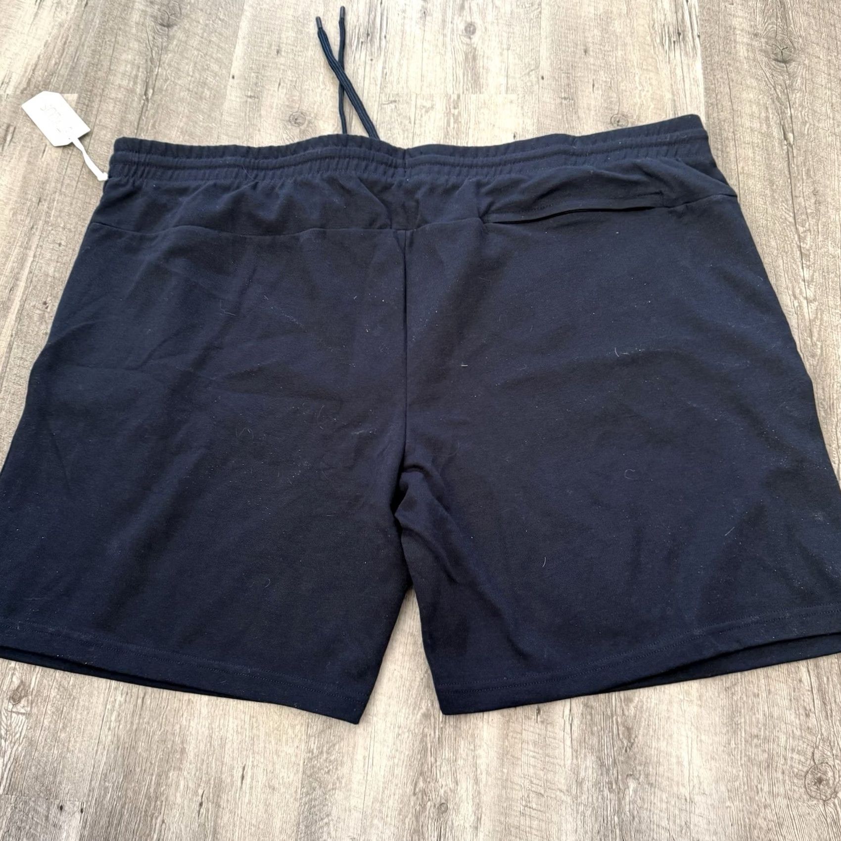 JCPenney Stylus 5XLT Big & Tall Elastic Waist Shorts Mens Blue Sweatshorts Knit Quick Dry Drawstring Pockets Casual Travel Modern Stretch Relaxed Size US 39 - 7 Thumbnail