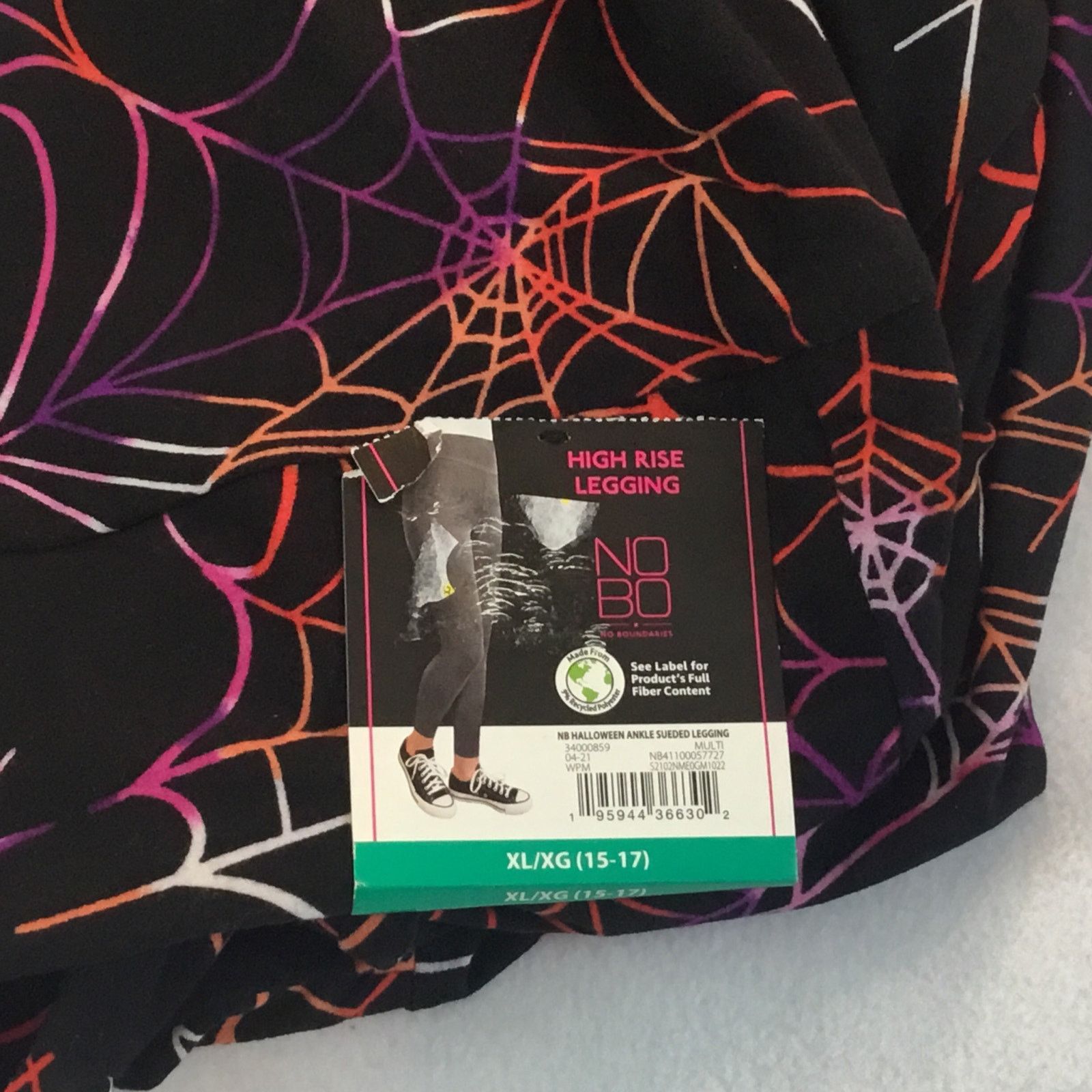 Other Leggings Spiders Webs Halloween Ankle Leggings XL 15-17 NWT Size 30" / US 8 / IT 44 - 3 Thumbnail