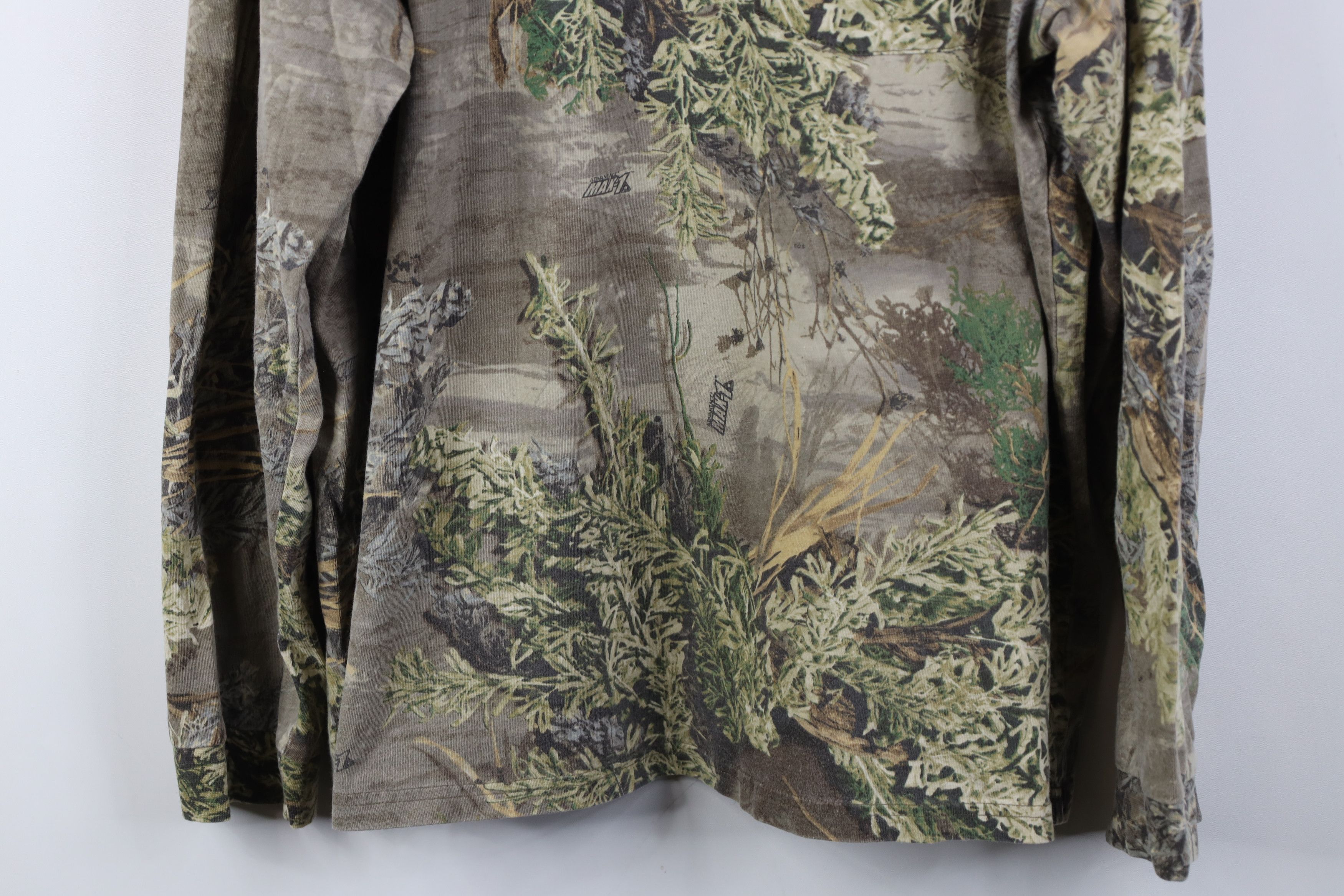 Vintage Vintage Y2K Streetwear Camouflage Long Sleeve Pocket T-Shirt Size US XXL / EU 58 / 5 - 3 Thumbnail