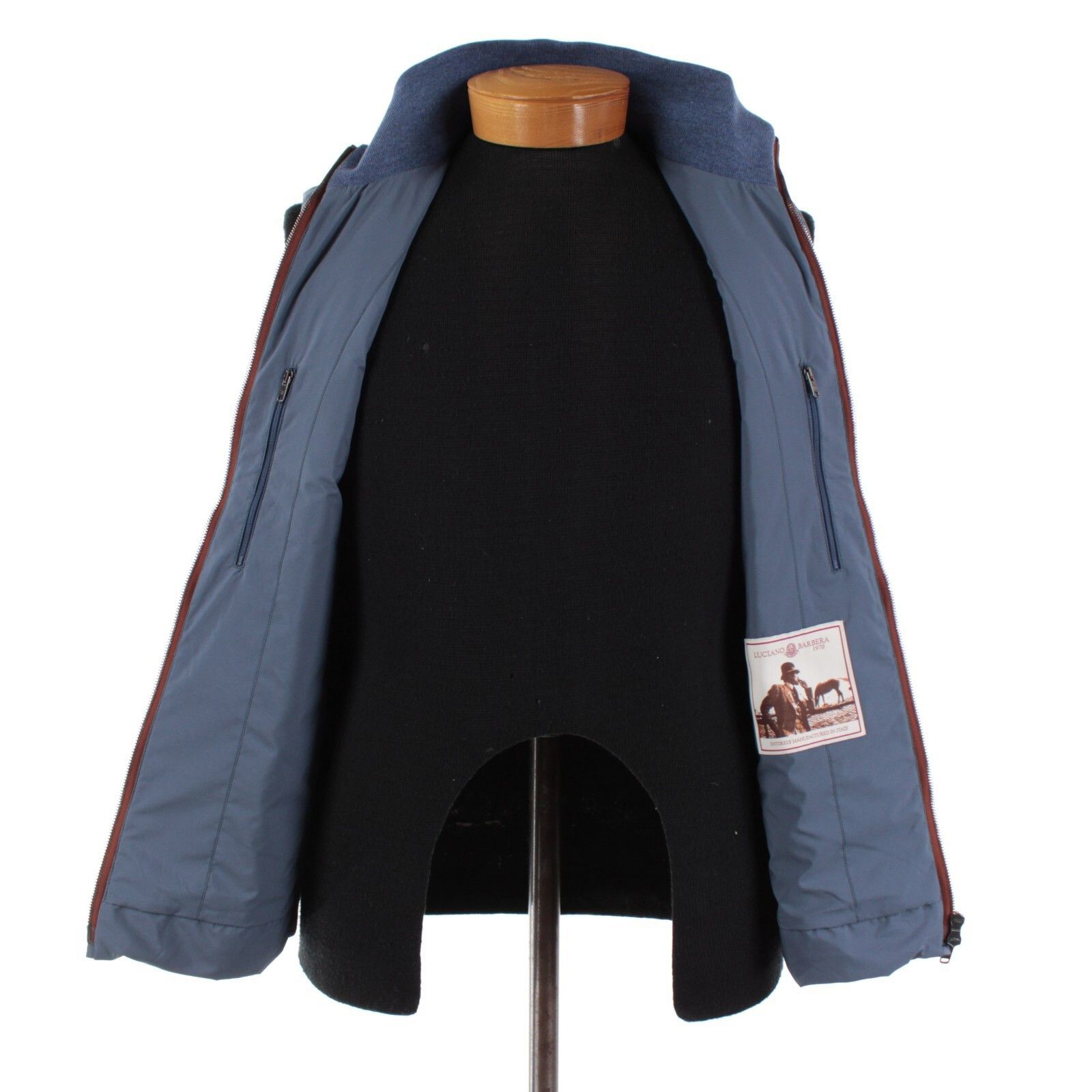 Luciano Barbera Luciano Barbera Vest Size M US In Blue Polyester Size US M / EU 48-50 / 2 - 7 Thumbnail