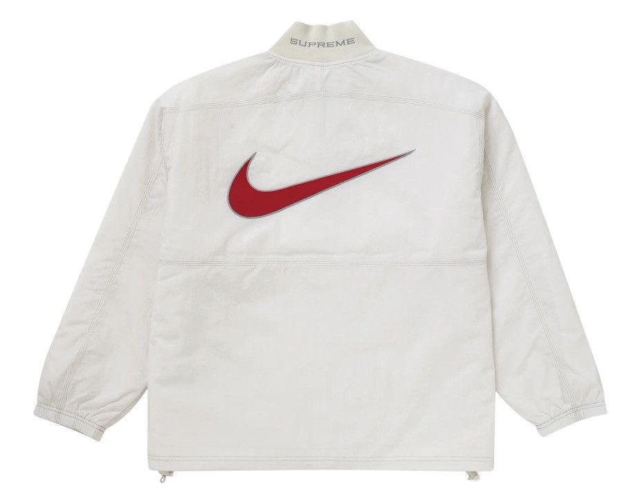 Image of Nike Ripstop Pullover in White, Men's (Size Small)