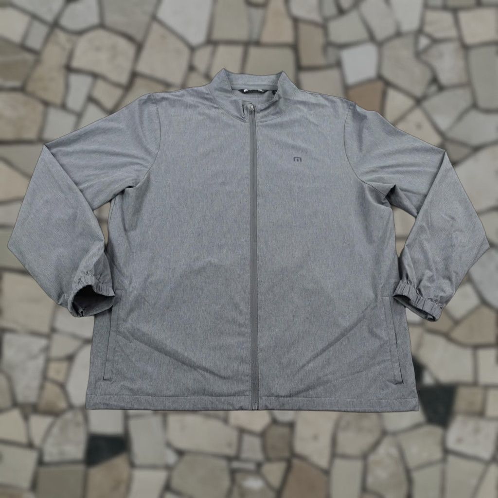 TravisMathew Travis Mathew Jacket Men XL Gray Lightweight Windbreaker Golf Performance Zip Up Size US XL / EU 56 / 4 - 1 Thumbnail