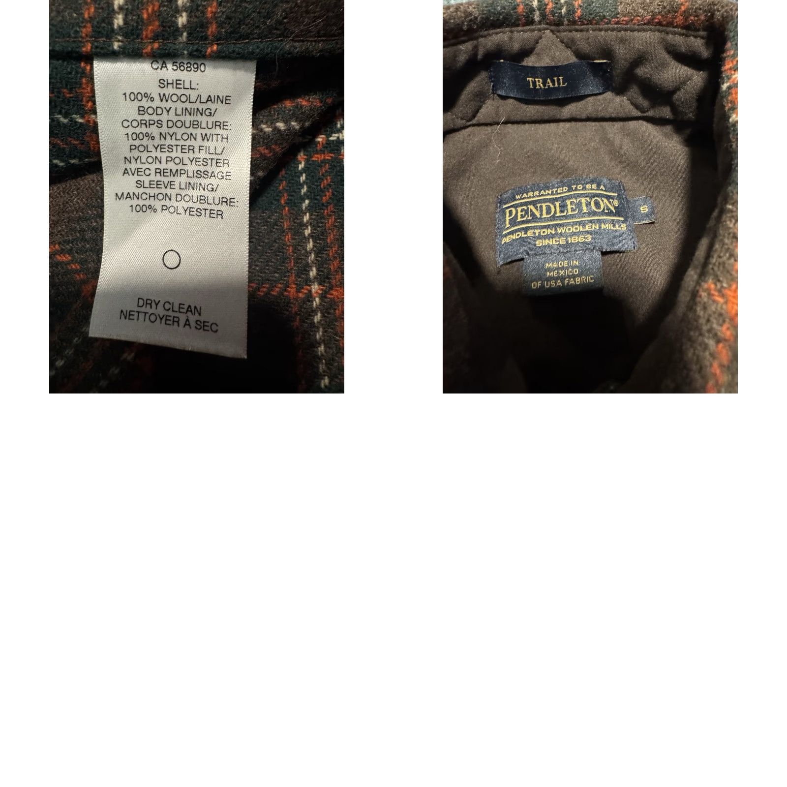 Pendleton Pendleton Trail Shirt Wool Plaid Multi Brown Flannel Suede Elbow Patches Men S Shirt Size S Size US S / EU 44-46 / 1 - 10 Thumbnail