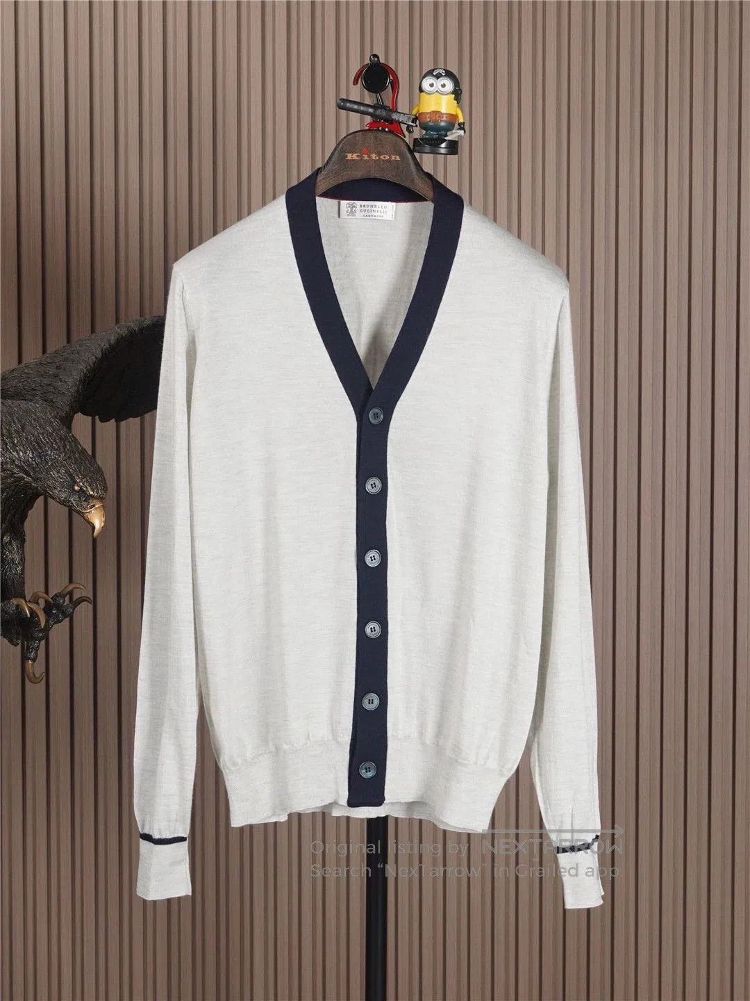 Brunello Cucinelli Brunello Cucinelli Men's Cashmere Cardigan. Size US S / EU 44-46 / 1 - 1 Thumbnail