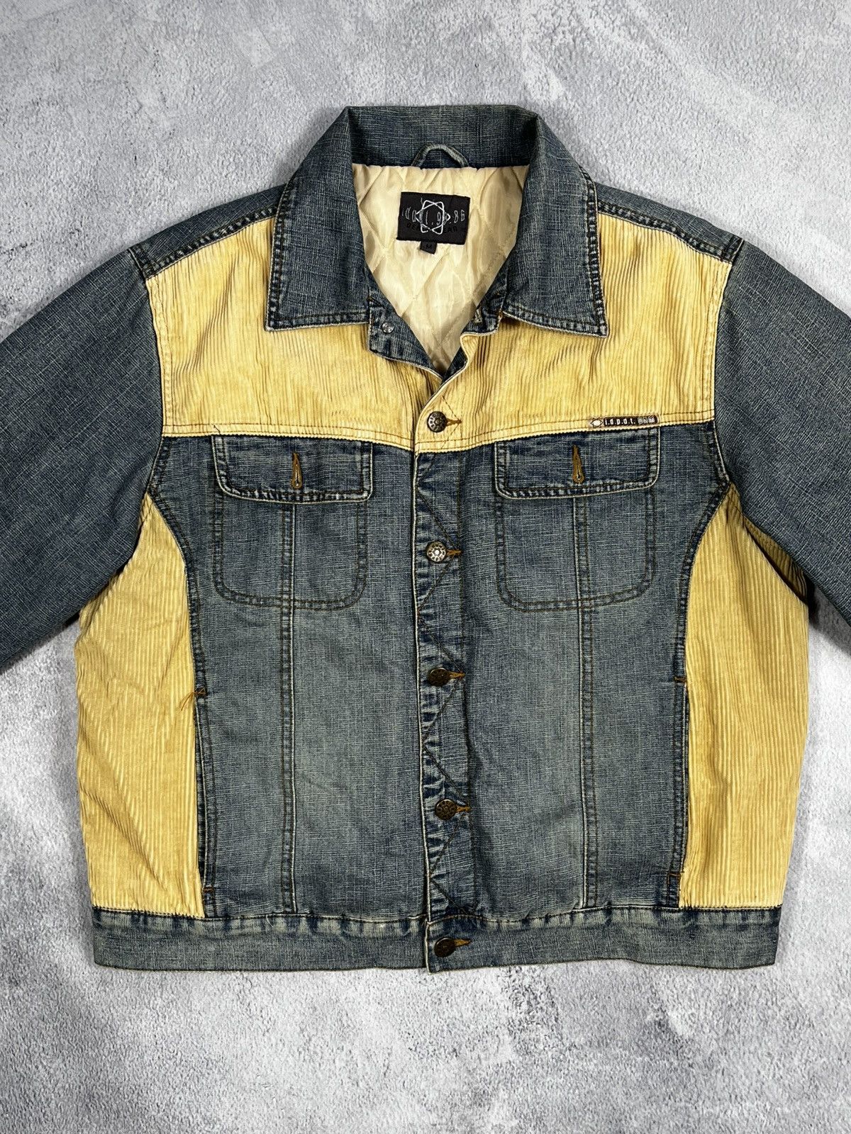Vintage Vintage Y2K Denim/Corduroy jacket streetwear 00s style M Size US M / EU 48-50 / 2 - 7 Thumbnail