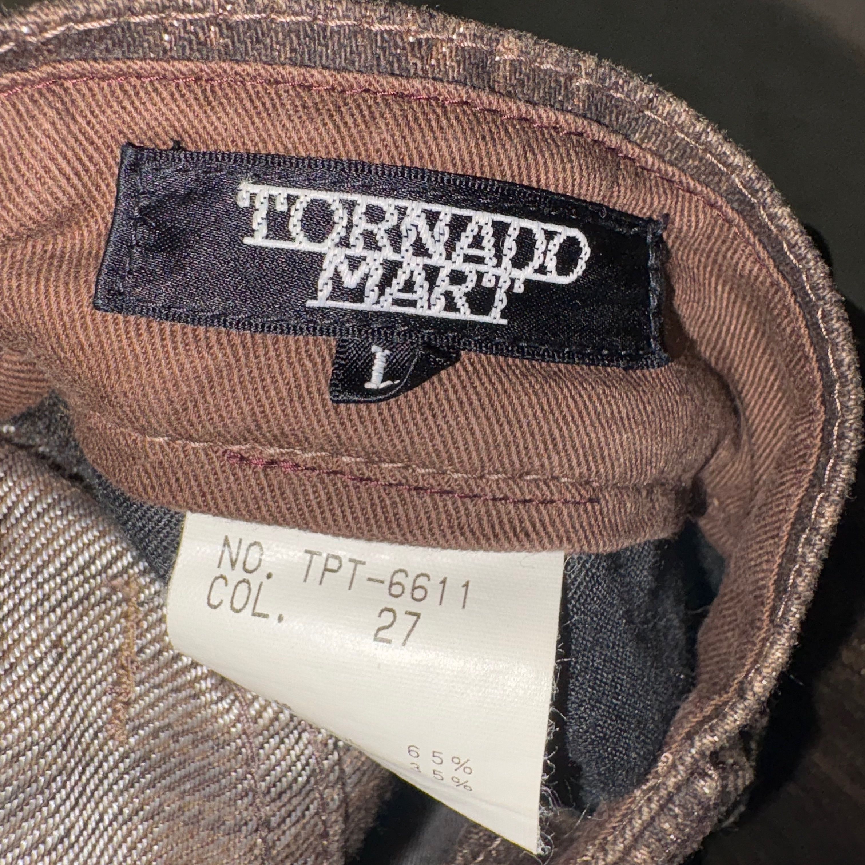 Tornado Mart [L] 00‘s Tornado Mart Coated Flare Denim Size US 30 / EU 46 - 5 Thumbnail