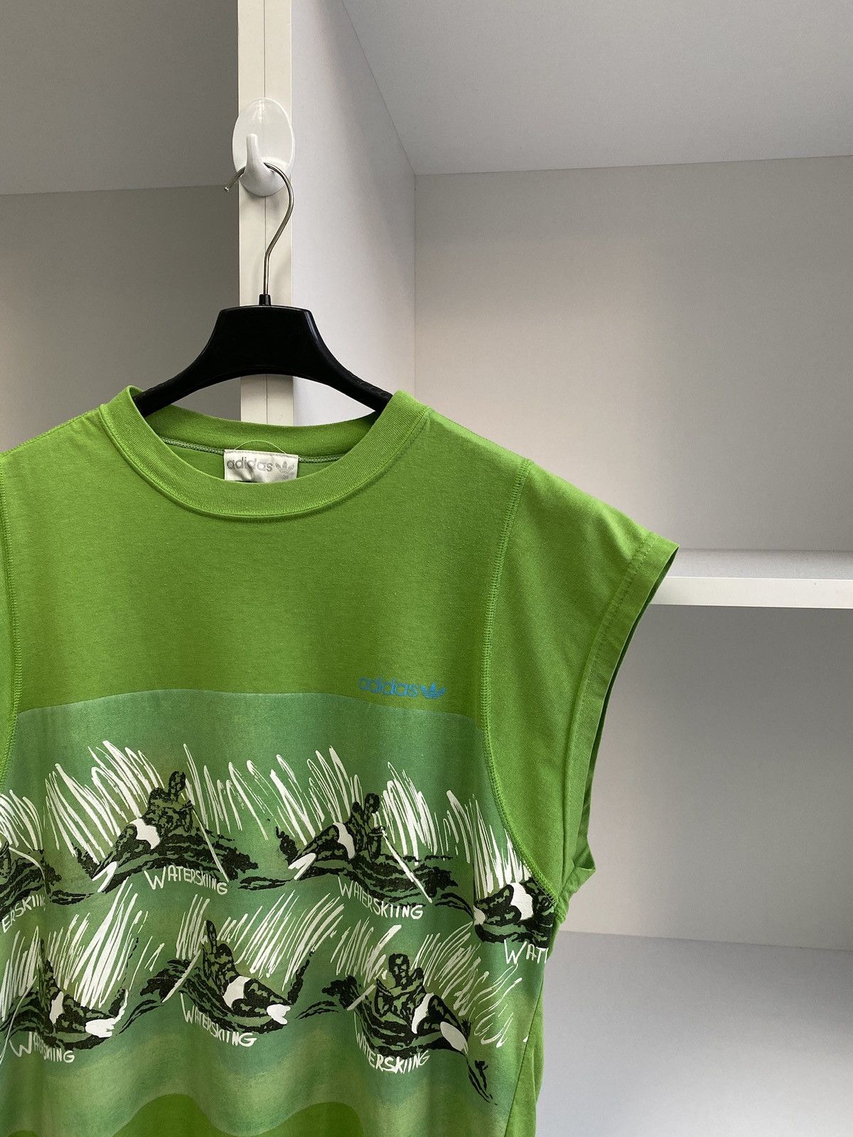 Adidas × Vintage Vintage Adidas Waterskiing tee 90s style Size US M / EU 48-50 / 2 - 4 Thumbnail