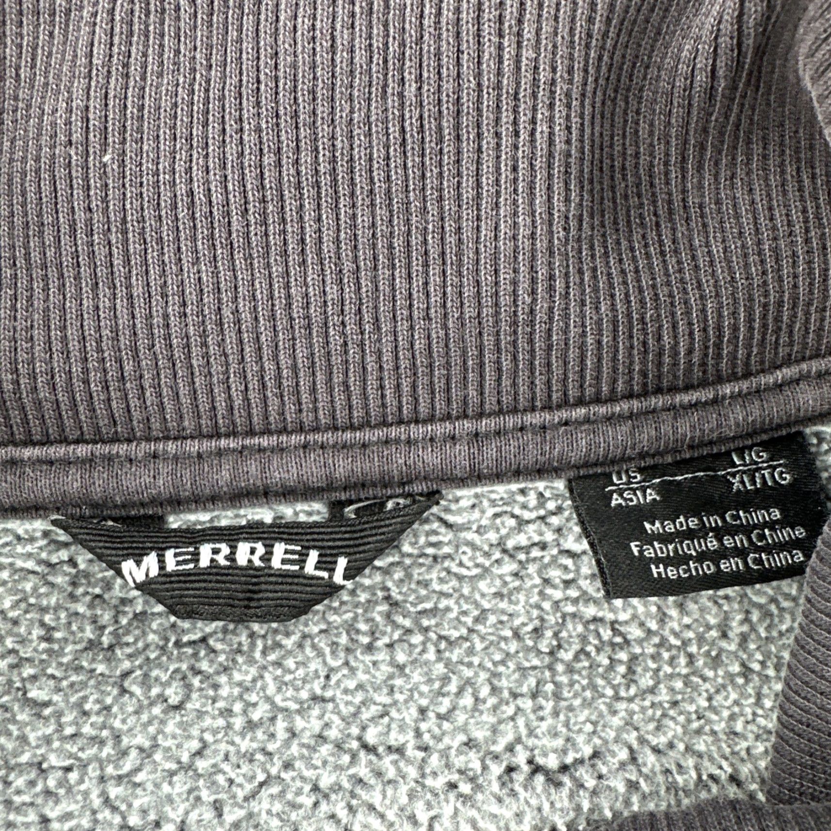 Merrell Merrell Women’s Blue Collared 1/4 Zip Pullover Sweatshirt Hiking Outdoor Activewear L Regular Size Size L / US 10 / IT 46 - 7 Thumbnail