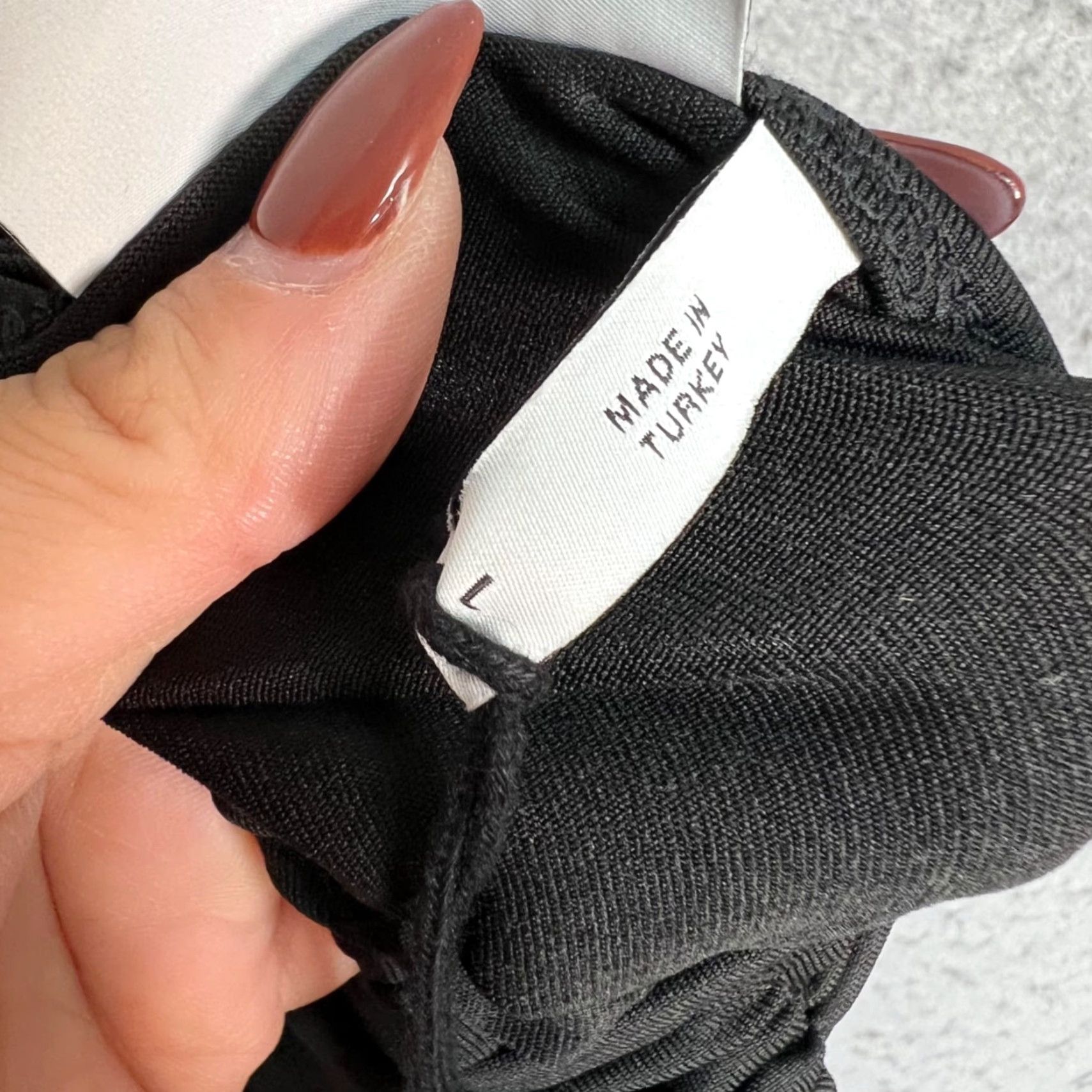 Weekday Weekday Womens Dress Size Large Black Halter Ruched Maxi NEW Size L / US 10 / IT 46 - 4 Thumbnail
