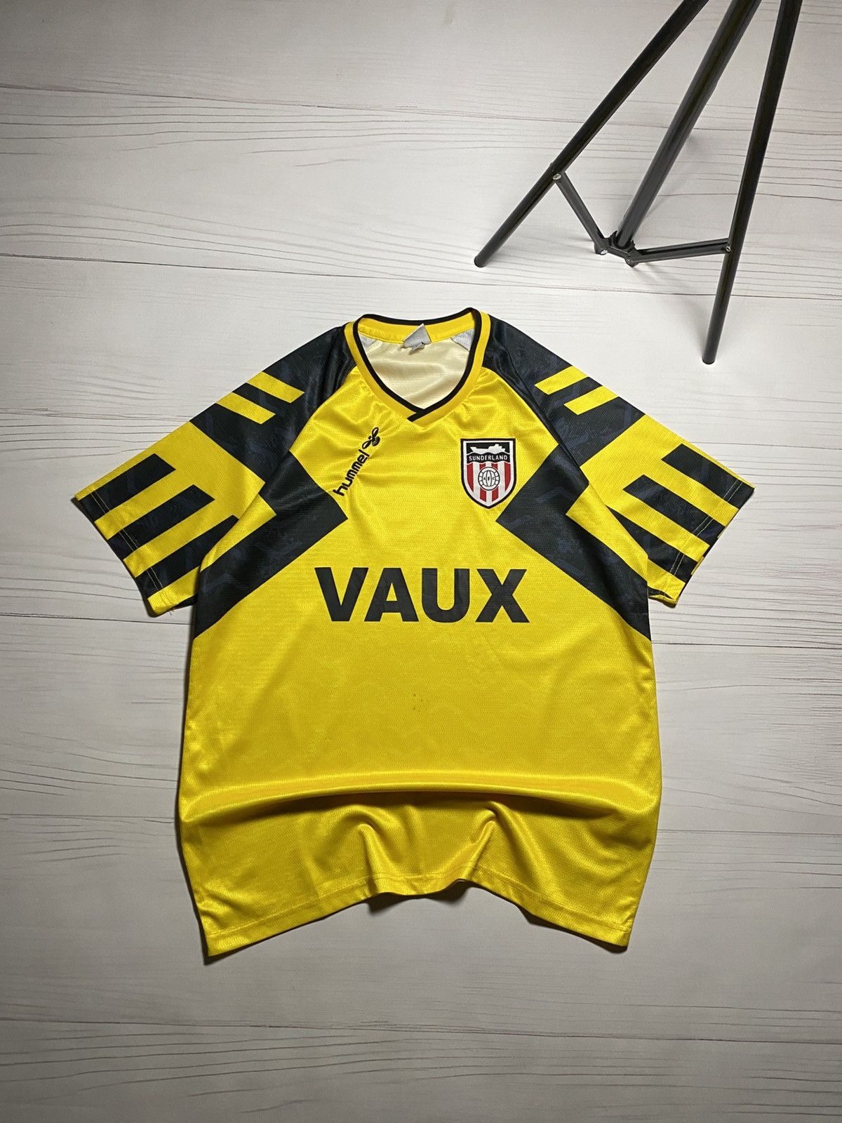 Vintage Remake Vintage Hummel Sunderland 1992/93 away soccer jersey Size US L / EU 52-54 / 3 - 1 Thumbnail
