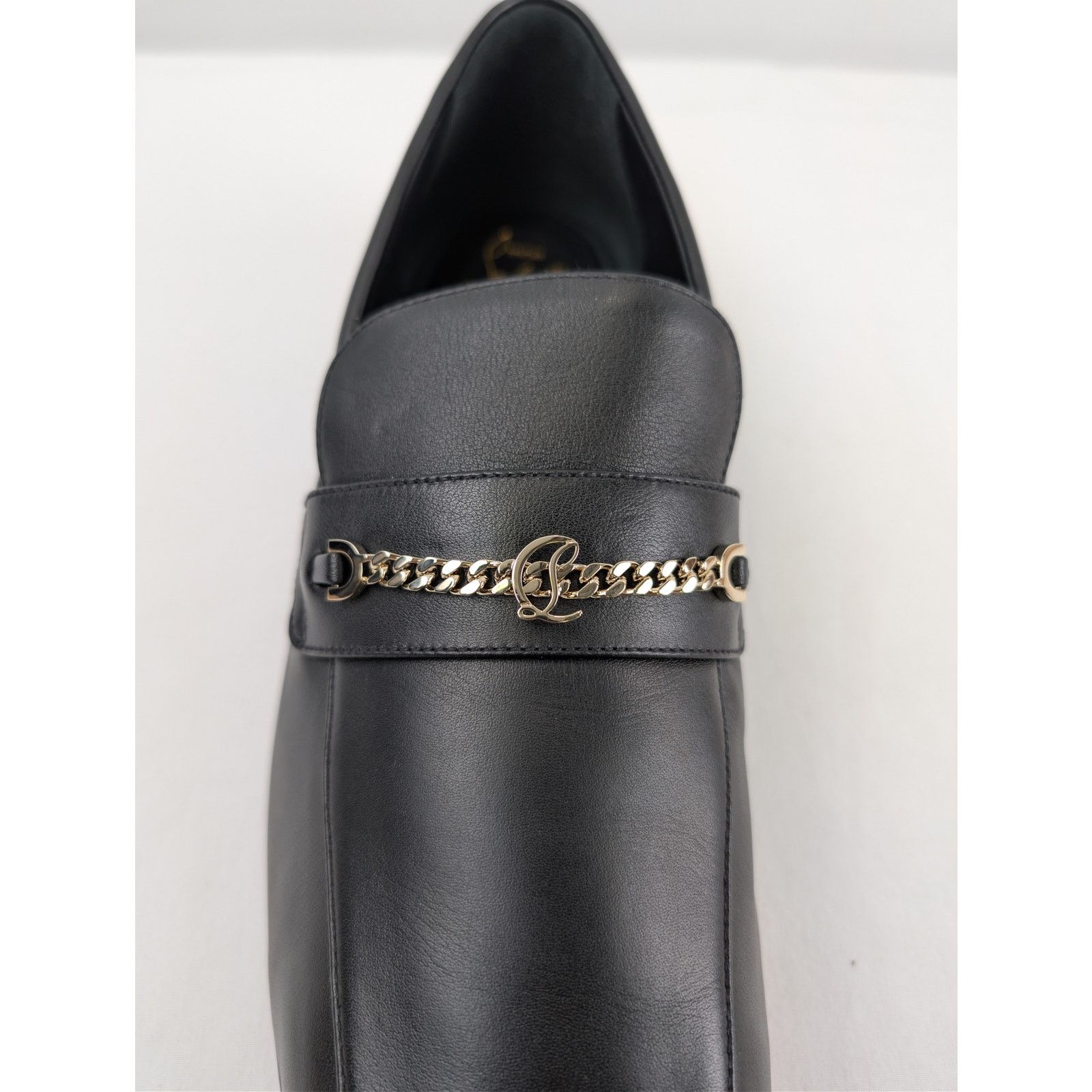 Christian Louboutin o1rshd1 MJ Moc Uomo Flat Shoe Boots in Black Size US 11 / EU 44 - 16 Thumbnail