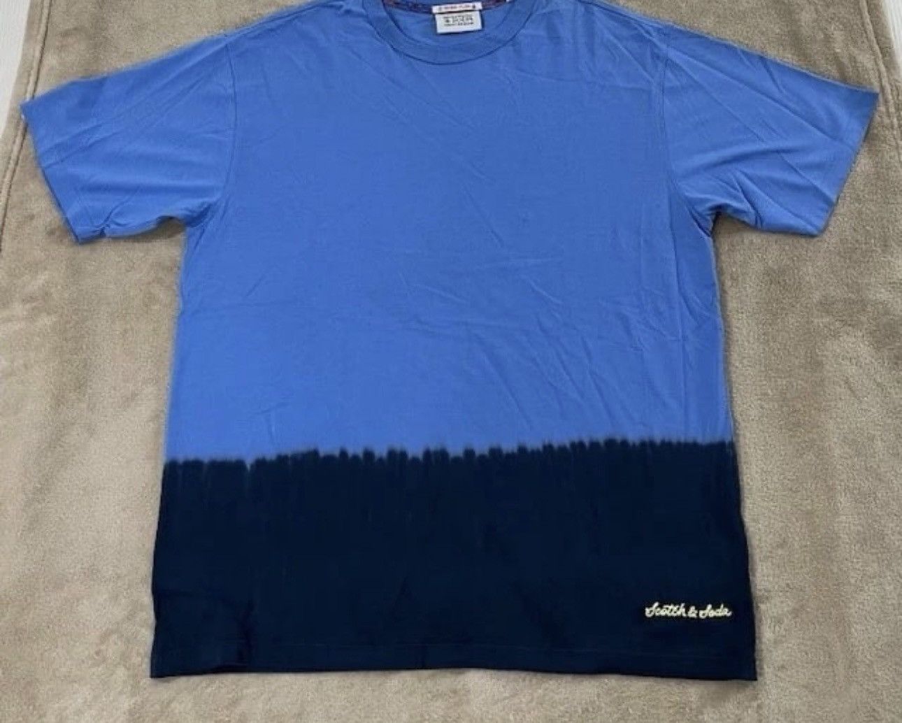 Scotch & Soda Scotch & Soda Navy Tie Dye Shirt XL Size US XL / EU 56 / 4 - 5 Thumbnail