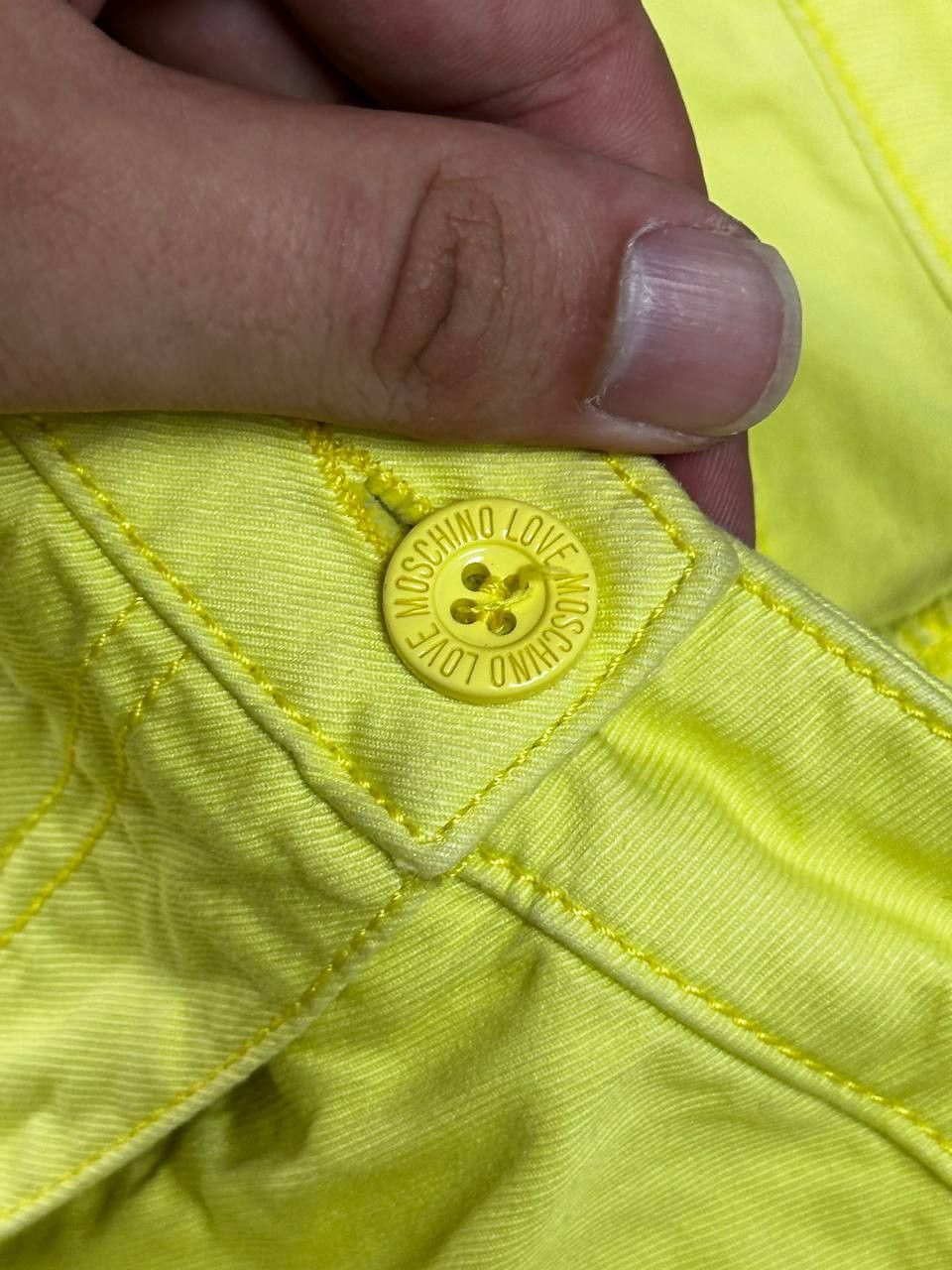 Love Moschino Love Moschino Rare Hearts Pockets Yellow Pants Vintage Size 32" / US 10 / IT 46 - 8 Thumbnail
