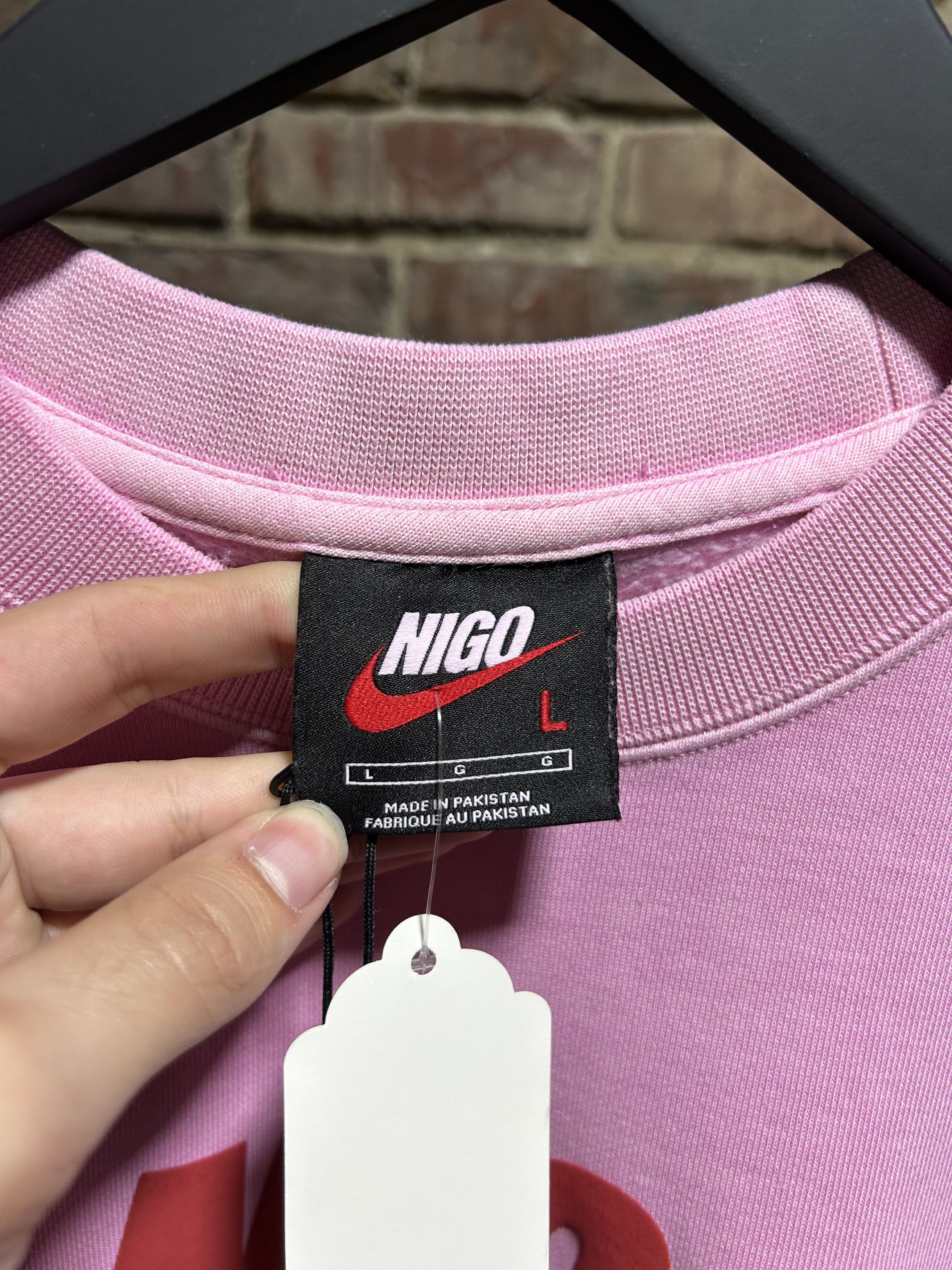 Nike Nigo x Nike Swoosh Crewneck Size US L / EU 52-54 / 3 - 4 Thumbnail