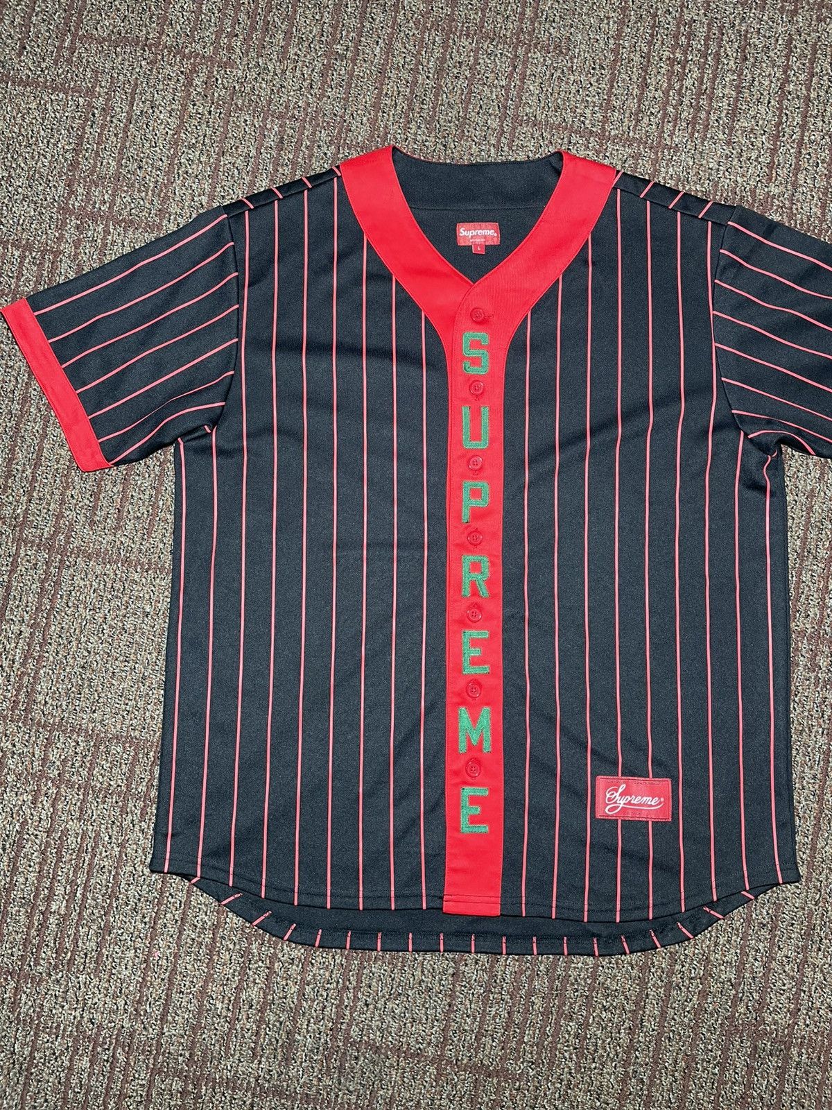 Supreme Supreme Baseball jersey fw13 Arc Logo | Grailed
