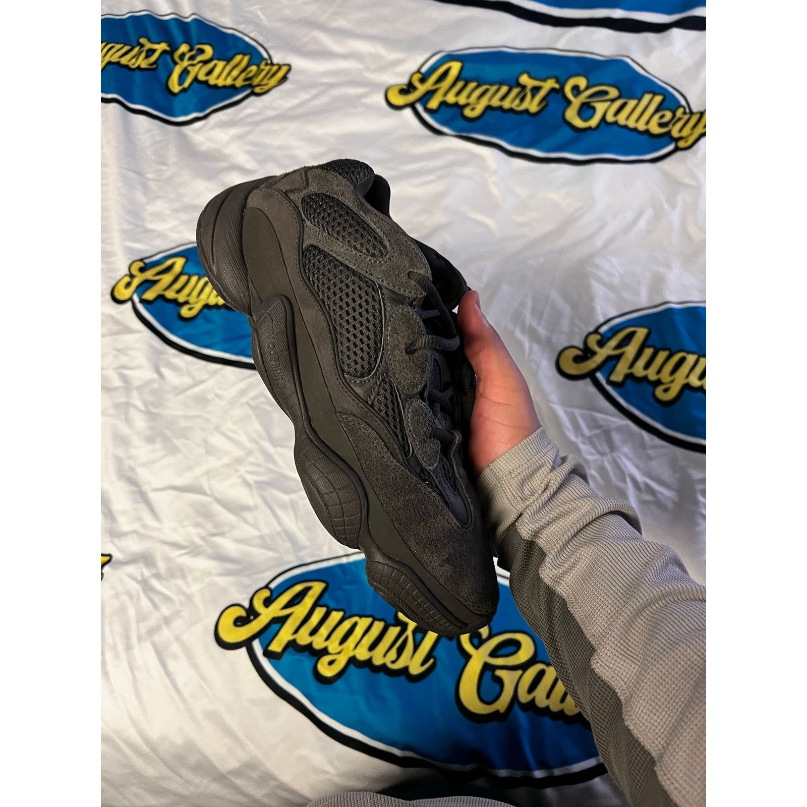 Adidas Adidas Yeezy 500 Utility Black Size US 9.5 / EU 42-43 - 3 Thumbnail