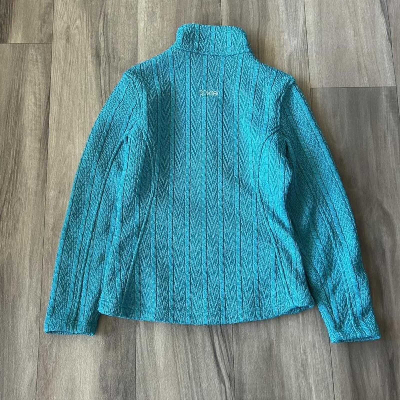 Spyder Women’s Spyder blue fleece zip up athletic jacket Size M Size M / US 6-8 / IT 42-44 - 5 Thumbnail