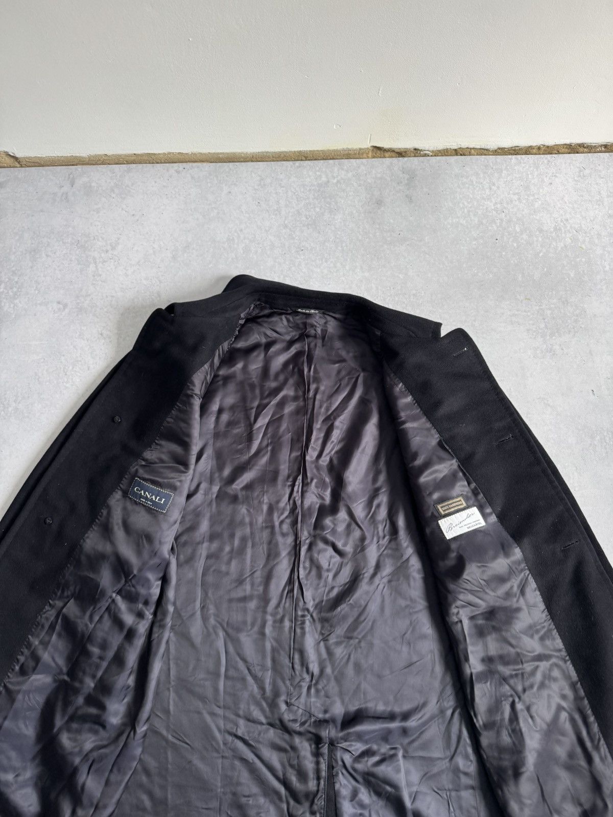 Canali Vintage Canali Ing Loro Piano Cashmere Men's Tranch Coat Size US L / EU 52-54 / 3 - 13 Thumbnail