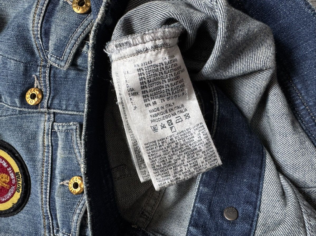 Diesel Diesel Azelia Banks Tribute Denim Jacket w/ leather collar Size S / US 4 / IT 40 - 6 Thumbnail