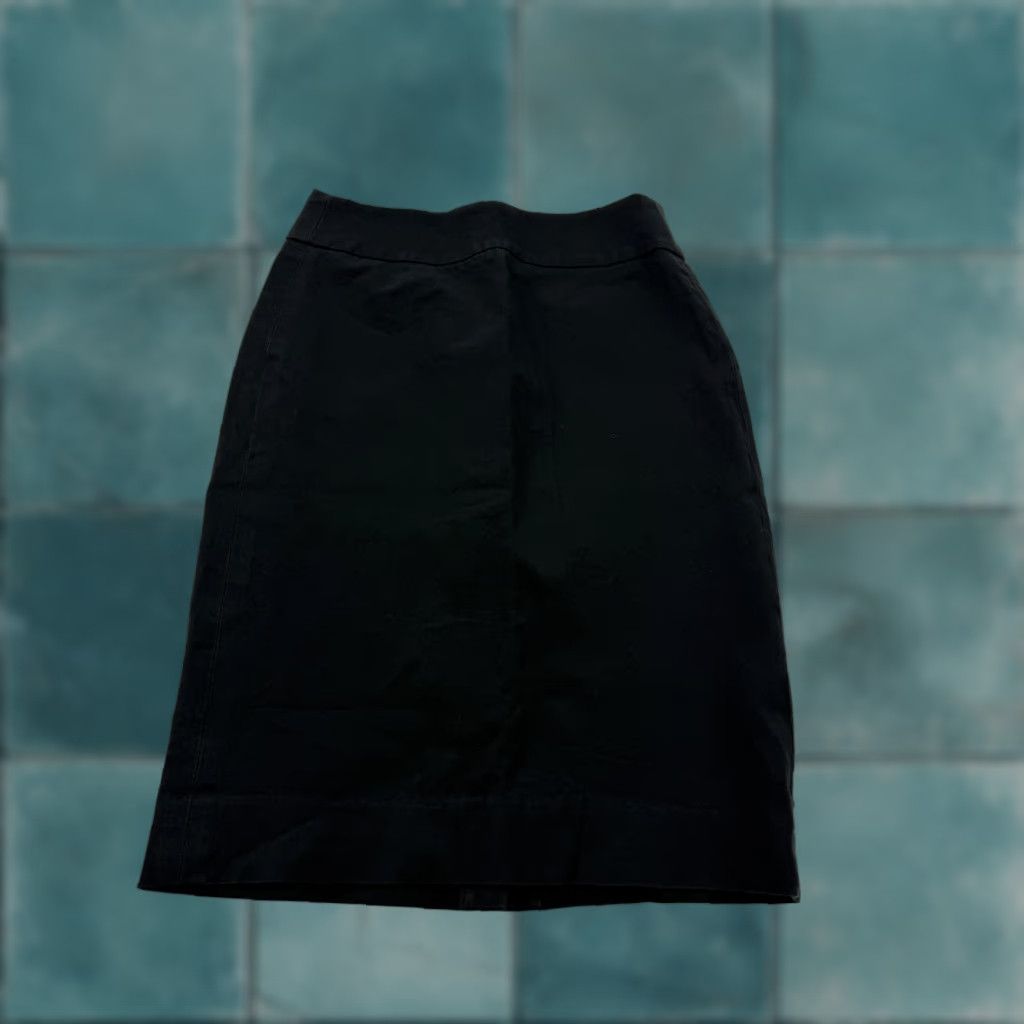 Banana Republic Banana Republic Skirt Womens 0 Black Twill Pencil Lined Stretch Workwear Office Size 25" / US 0 / IT 36 - 1 Thumbnail