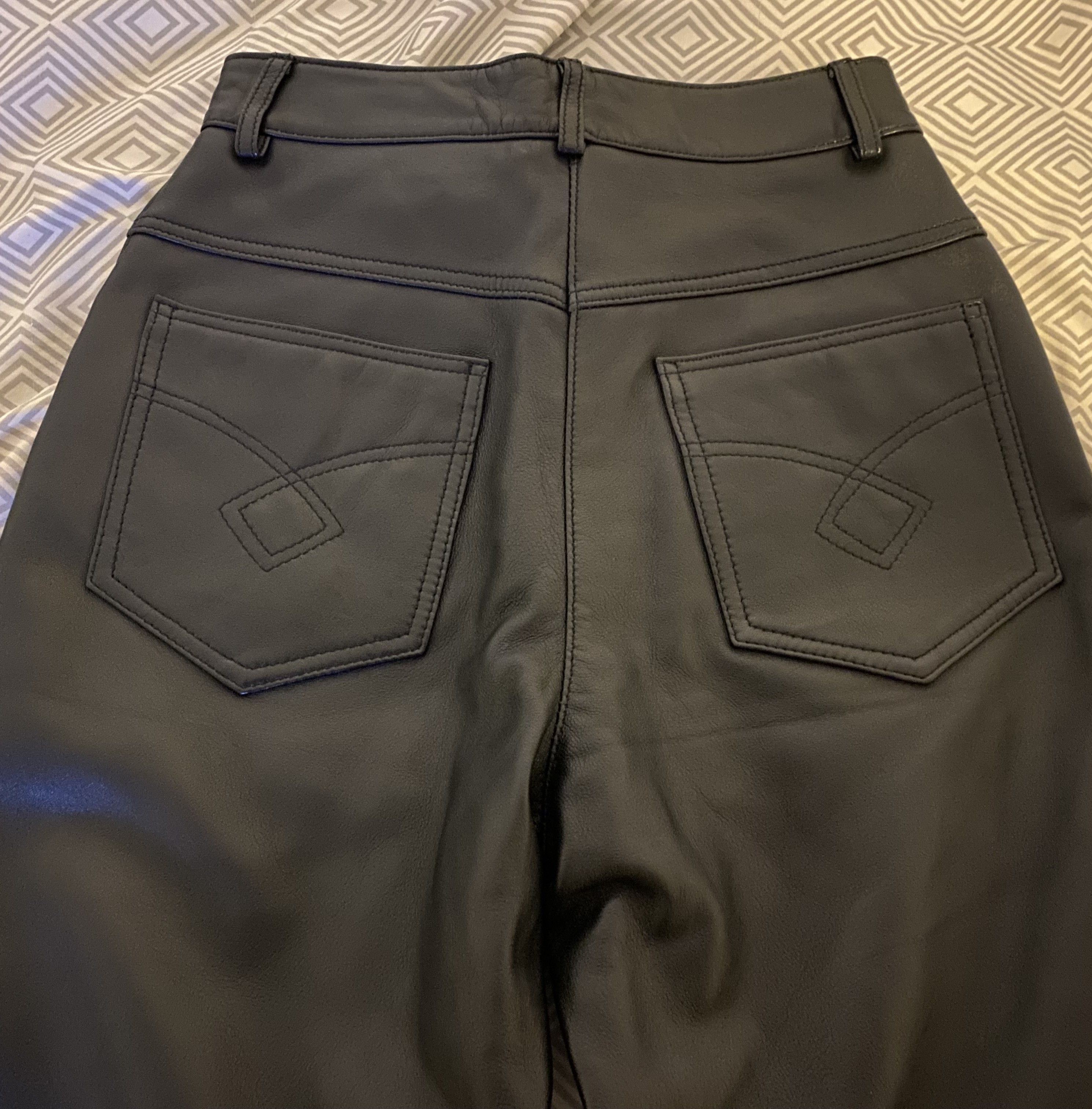 Leather × Vintage 3 Suisses Nappa Leather Pants Size 24" / US 00 / IT 34 - 6 Thumbnail