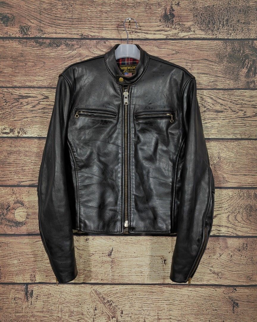 Vanson Leathers Vanson Comet Leather Riders Single Jacket Black | Grailed