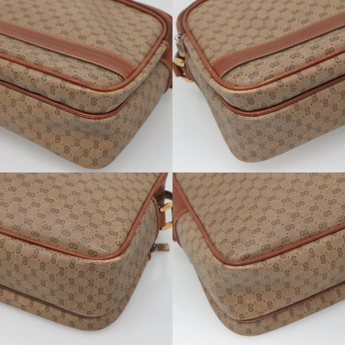 Gucci GUCCI Micro GG Supreme Shoulder Bag Pvc Beige Gold 001 115 Size ONE SIZE - 10 Thumbnail