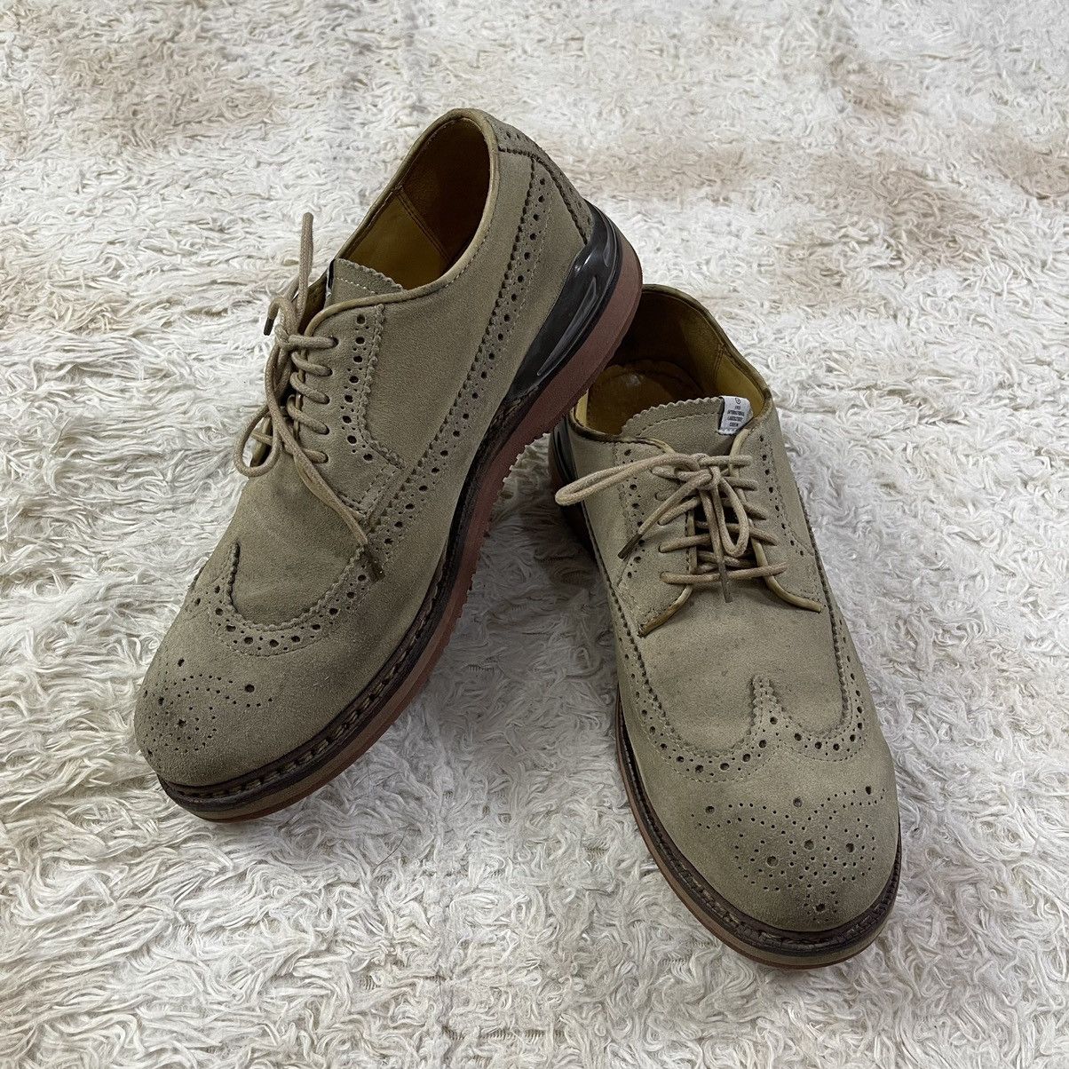 Visvim VISVIM PATRICIAN WT FOLK WINGTIP SUEDE SHOES Size US 10.5 / EU 43-44 - 5 Thumbnail