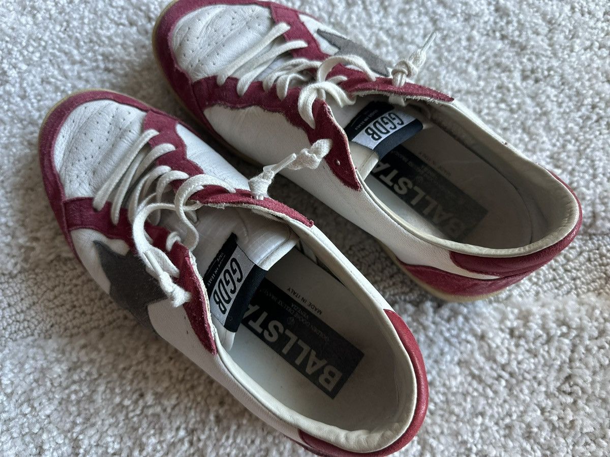 Golden Goose Golden Goose Ball Star Sneaker Red/White Leather sz 40 worn Size US 10 / IT 40 - 8 Thumbnail
