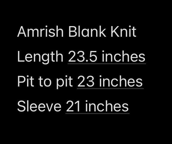 Other Amrish Blank Knit Size US M / EU 48-50 / 2 - 4 Thumbnail