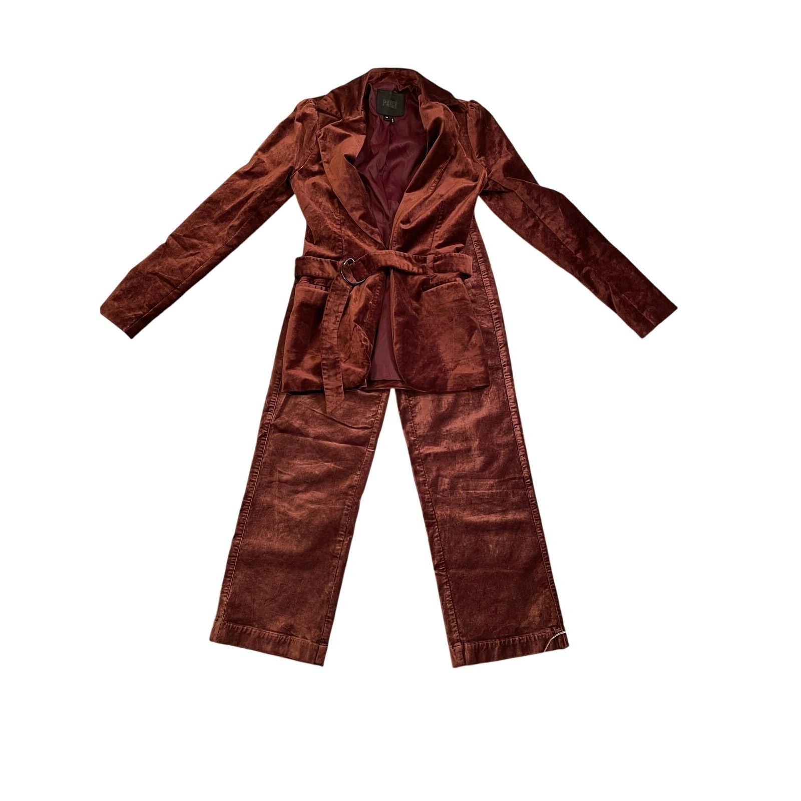 Paige Paige, Blazer and Nellie Pant in Velour, Size: XS and 23 Size XS / US 0-2 / IT 36-38 - 1 Thumbnail