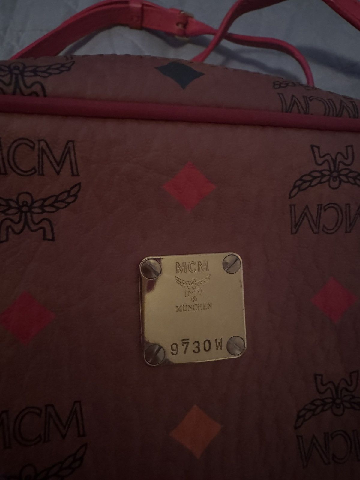MCM MCM Spektrum Visetos Cognac Cross Body Camera Bag Size ONE SIZE - 5 Thumbnail