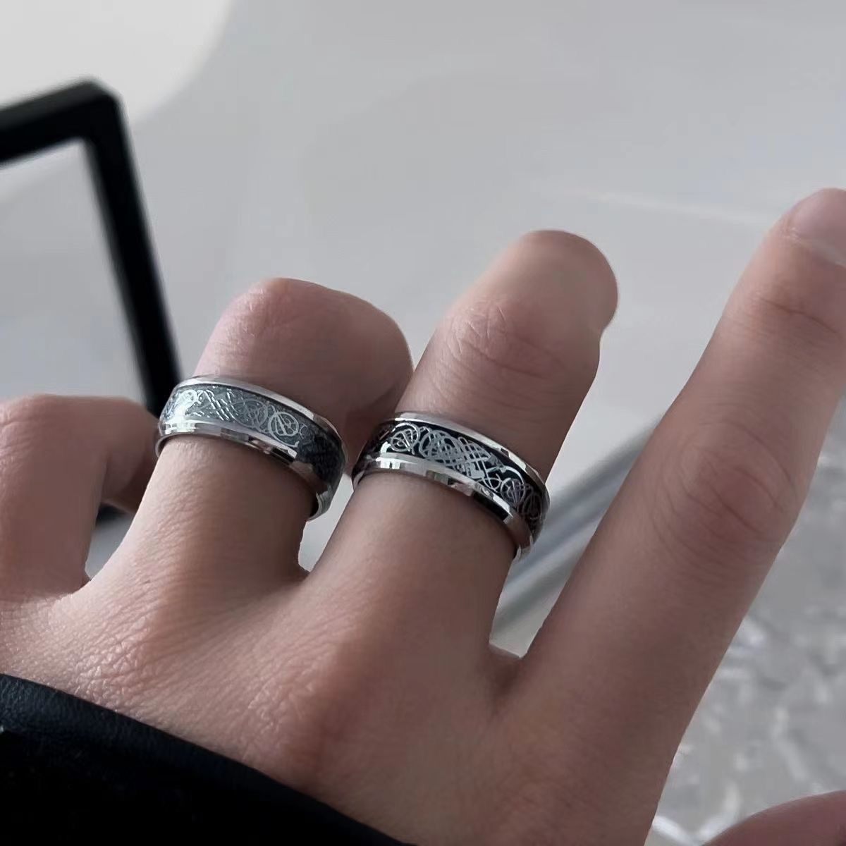 Jewelry Future Jewelry Rings Open Size Chrome Ring (Size 7-13) Size ONE SIZE - 2 Thumbnail