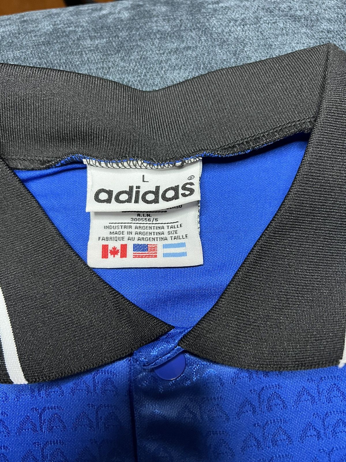 Adidas Argentina World Cup 1994 Away Adidas Jersey Size US L / EU 52-54 / 3 - 5 Thumbnail