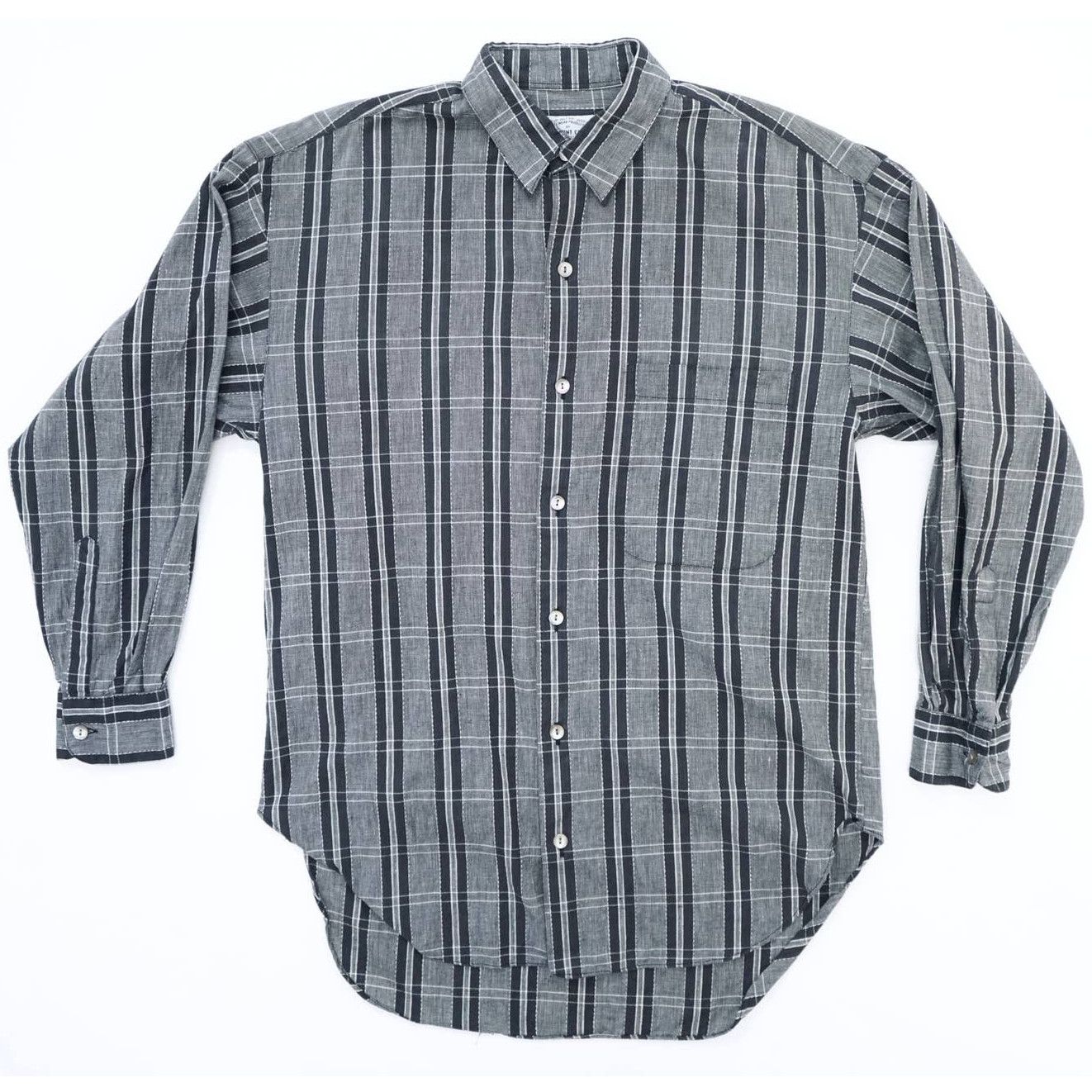 Vintage Equipment Co Plaid Long Sleeve Shirt Women's Small