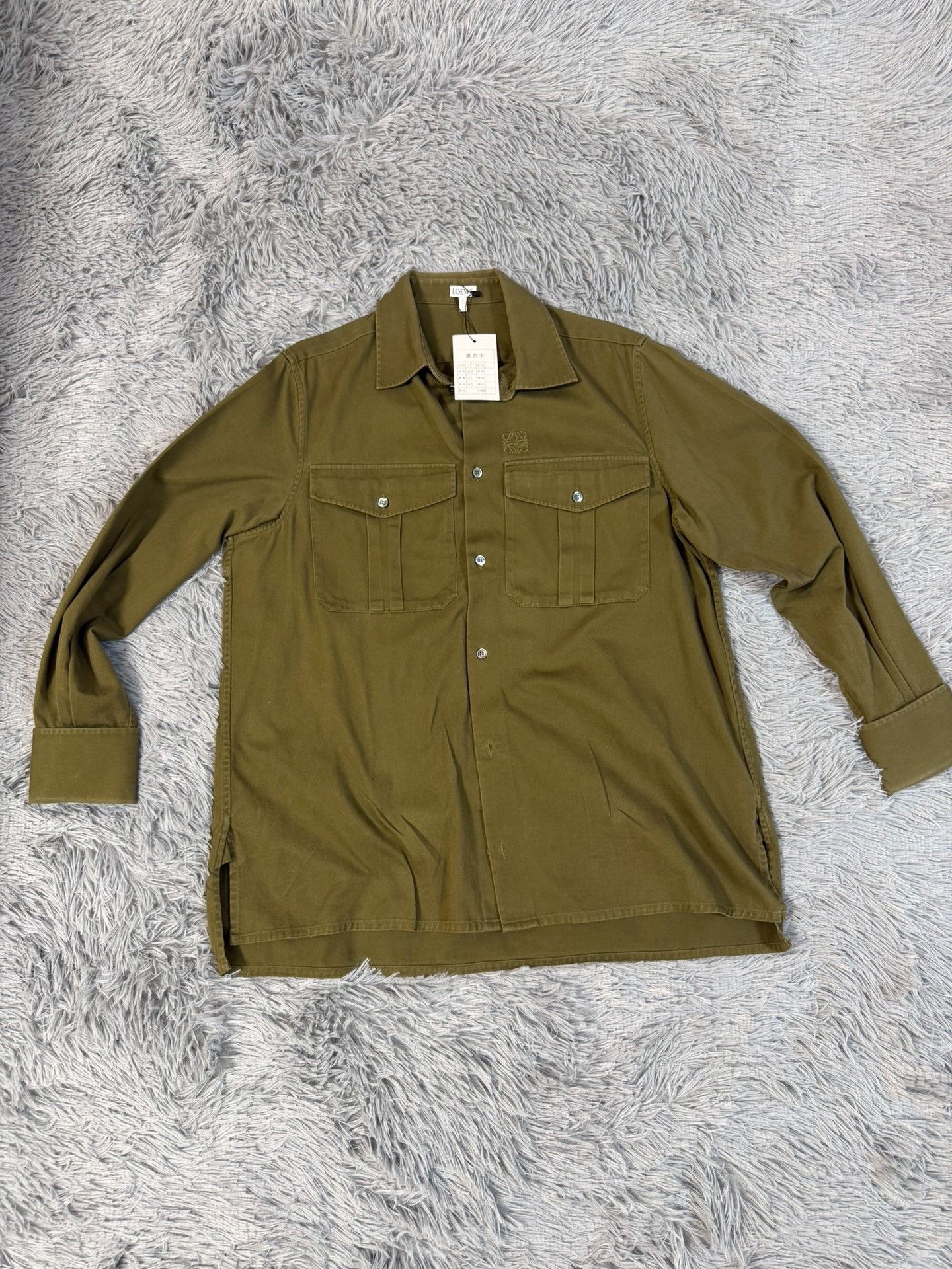 Loewe Loewe Retro Embroidered Green Button Up it_36 Women Size XS / US 0-2 / IT 36-38 - 1 Thumbnail