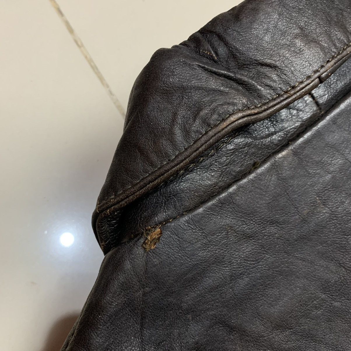 Avirex × Vintage Vintage 80s avirex A-2 leather flight jacket Size US M / EU 48-50 / 2 - 13 Thumbnail