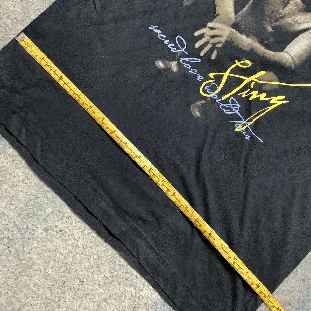 Sting × Vintage Vintage Sting Tour 2004 T-Shirt Black Size L Size US XL / EU 56 / 4 - 13 Thumbnail