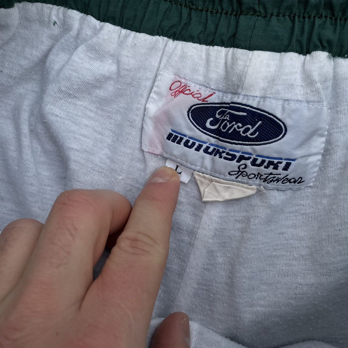 Ford × Vintage Vintage Ford Motorsport Tracksuit Costume Pants + Jacket 90 Size US L / EU 52-54 / 3 - 21 Thumbnail